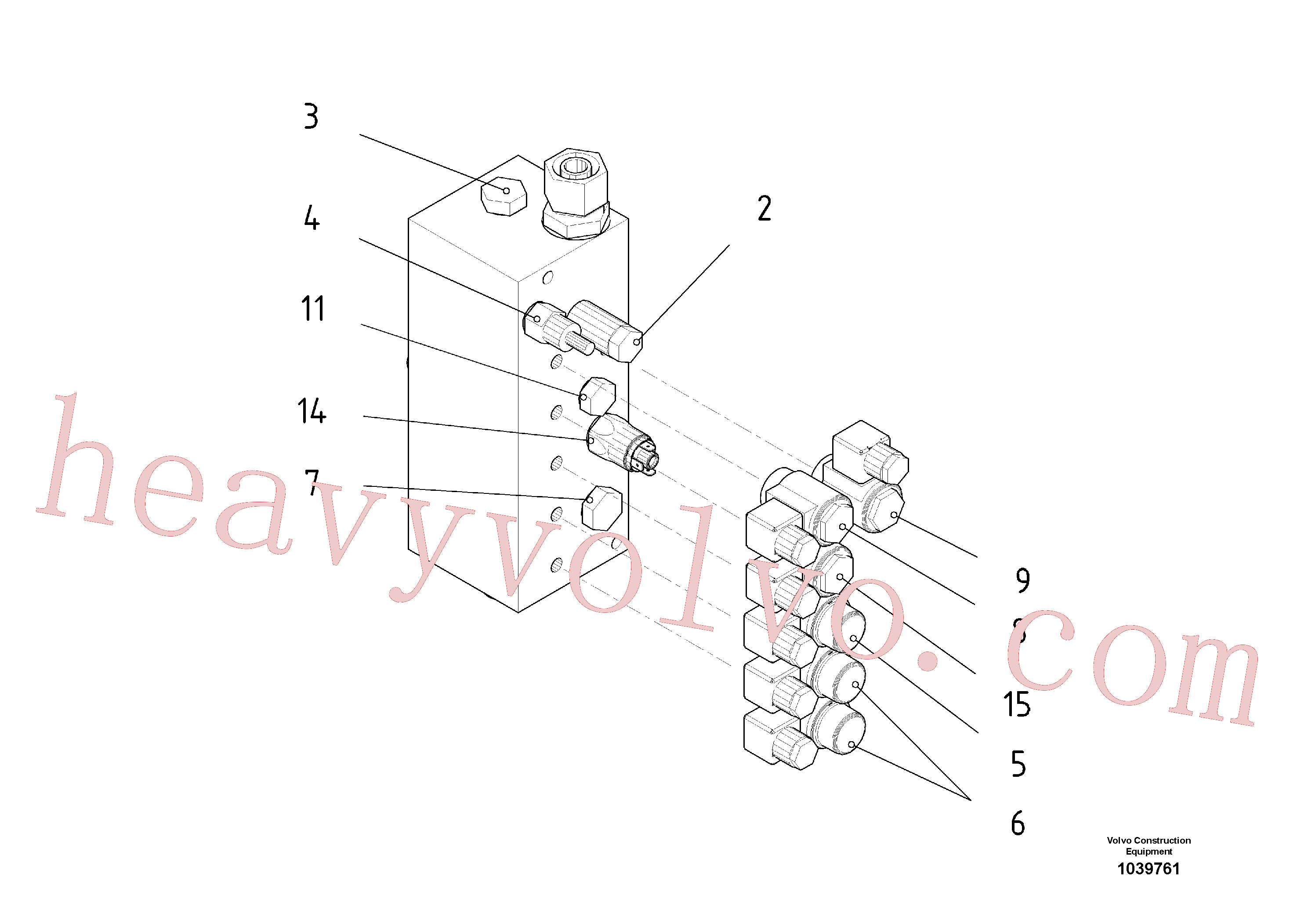Volvo excavator part RM80634017 Sealing kit for sale