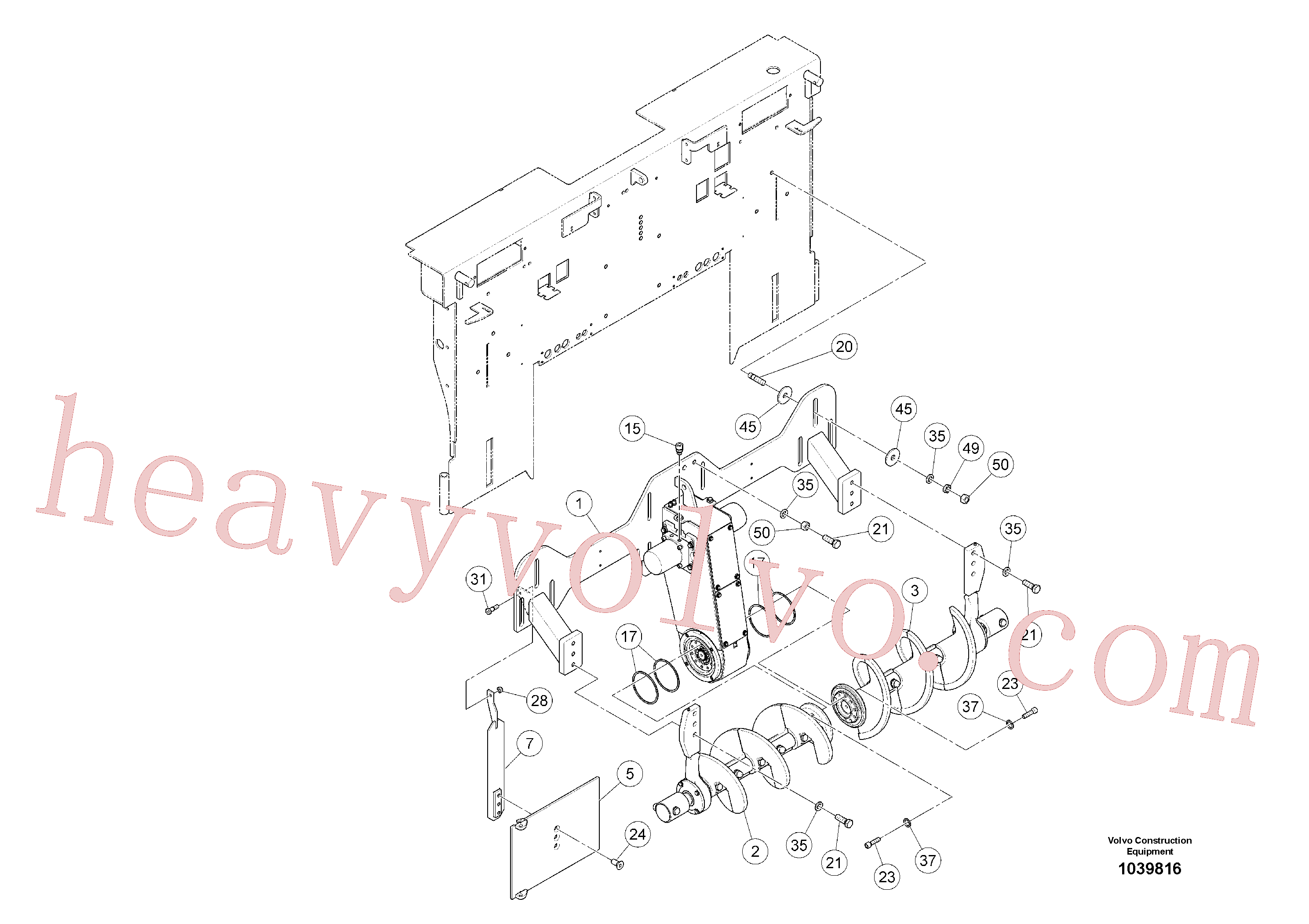 China Made RM96723606 Stud parts for Volvo Excavator
