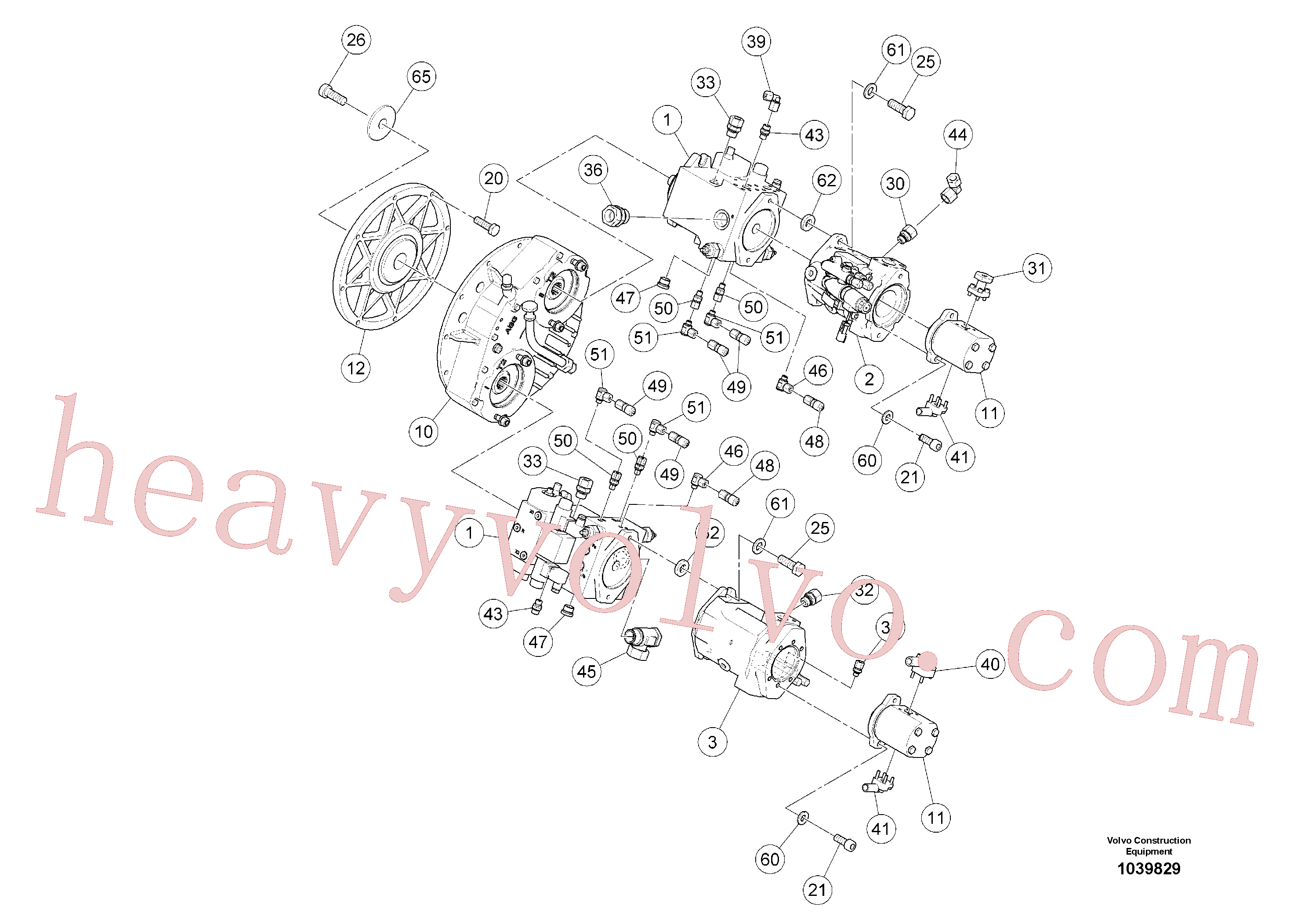 RM80790066 Hydraulic pump for Volvo Excavator spare