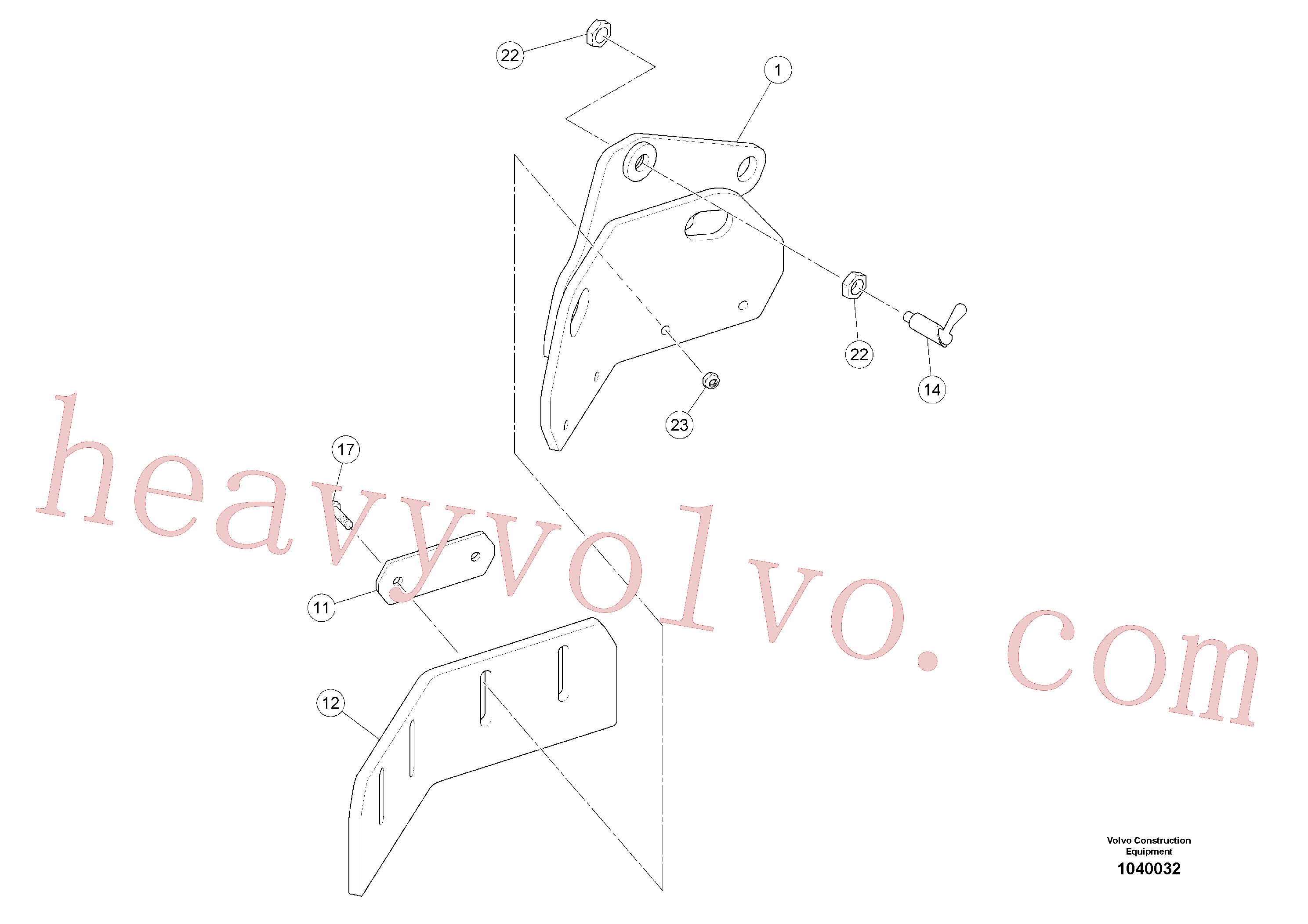 Wholesale RM80853625 Plate for Volvo Excavator