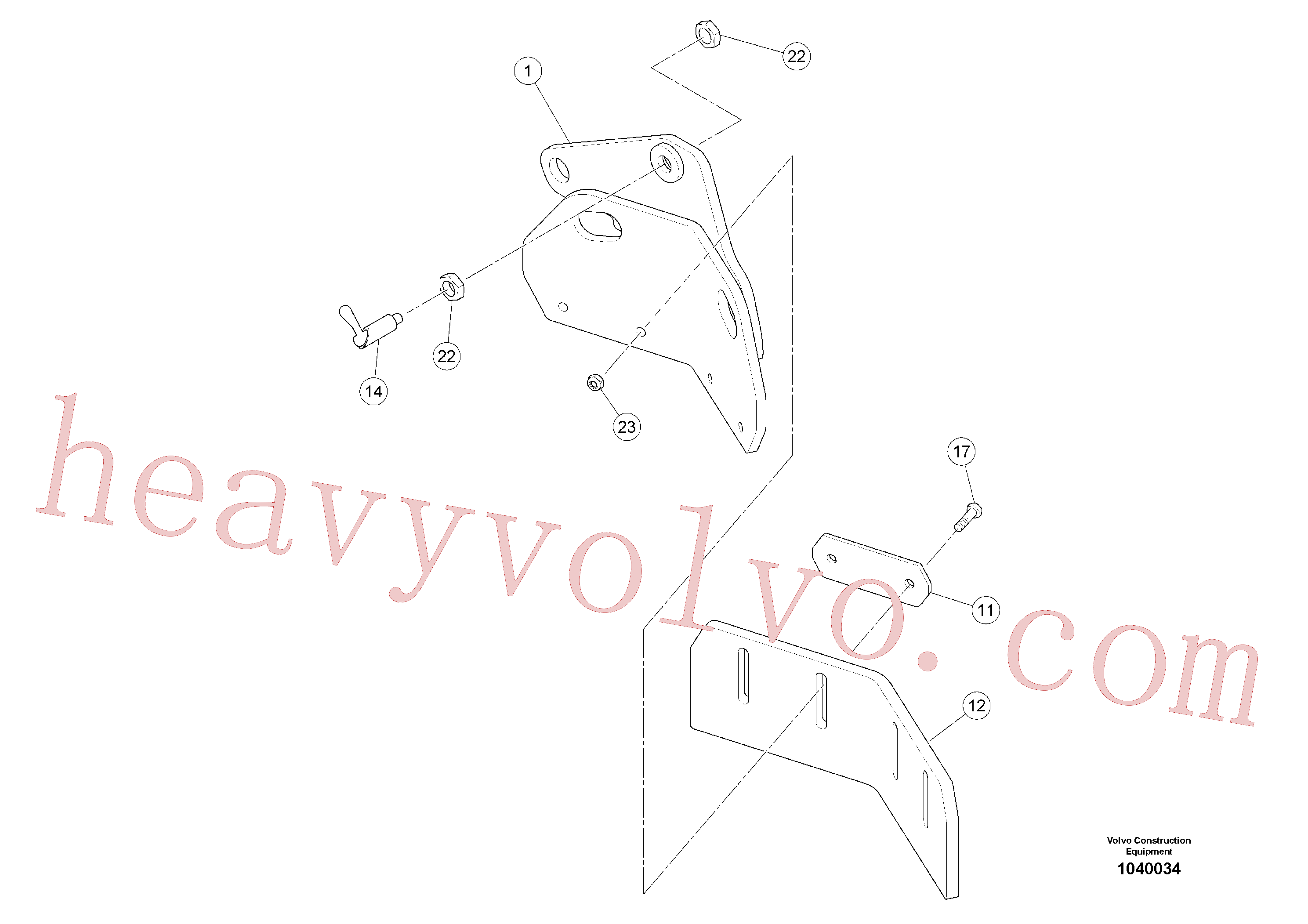 Wholesale RM80853625 Plate for Volvo Excavator