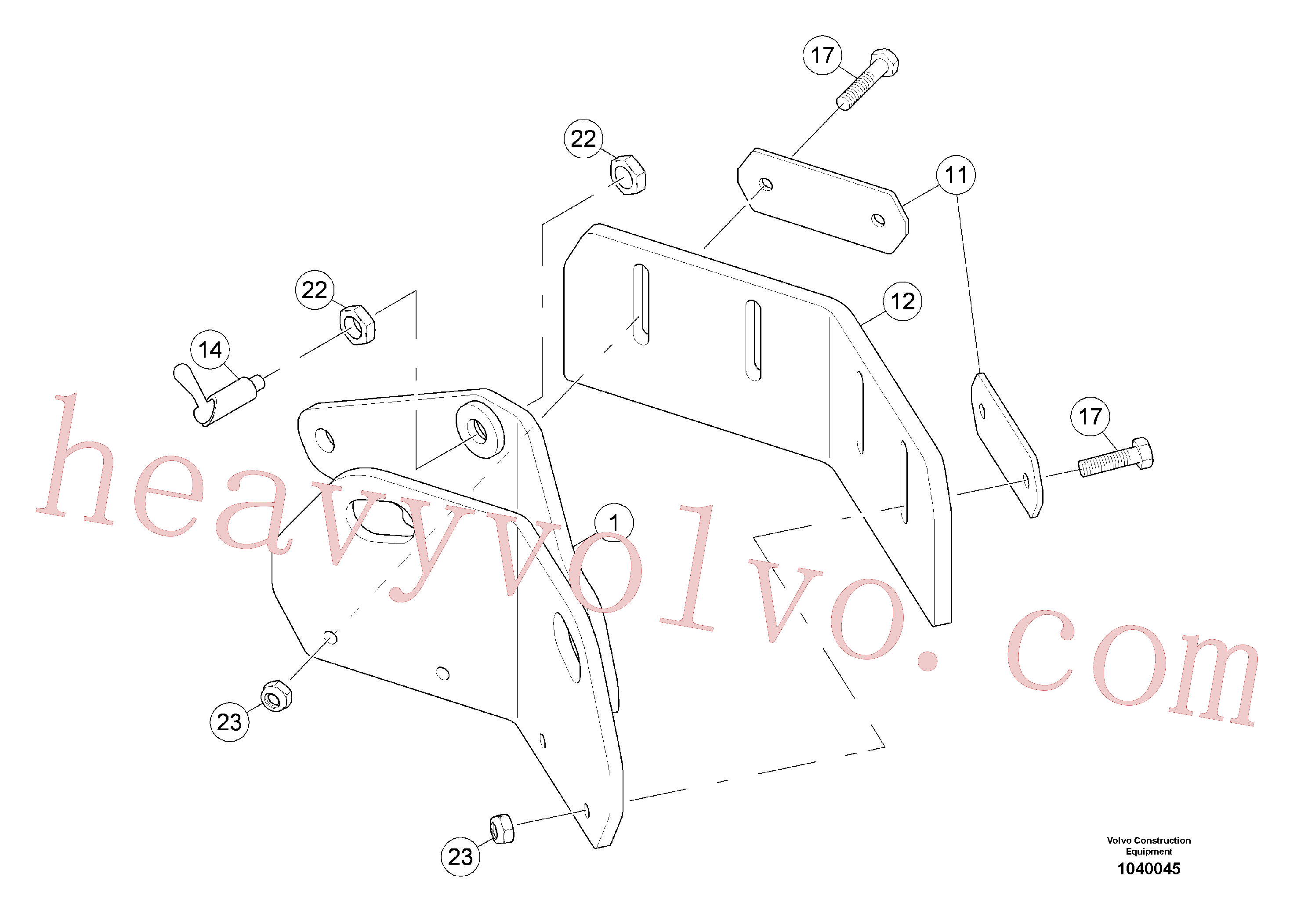 Wholesale RM80853625 Plate for Volvo Excavator