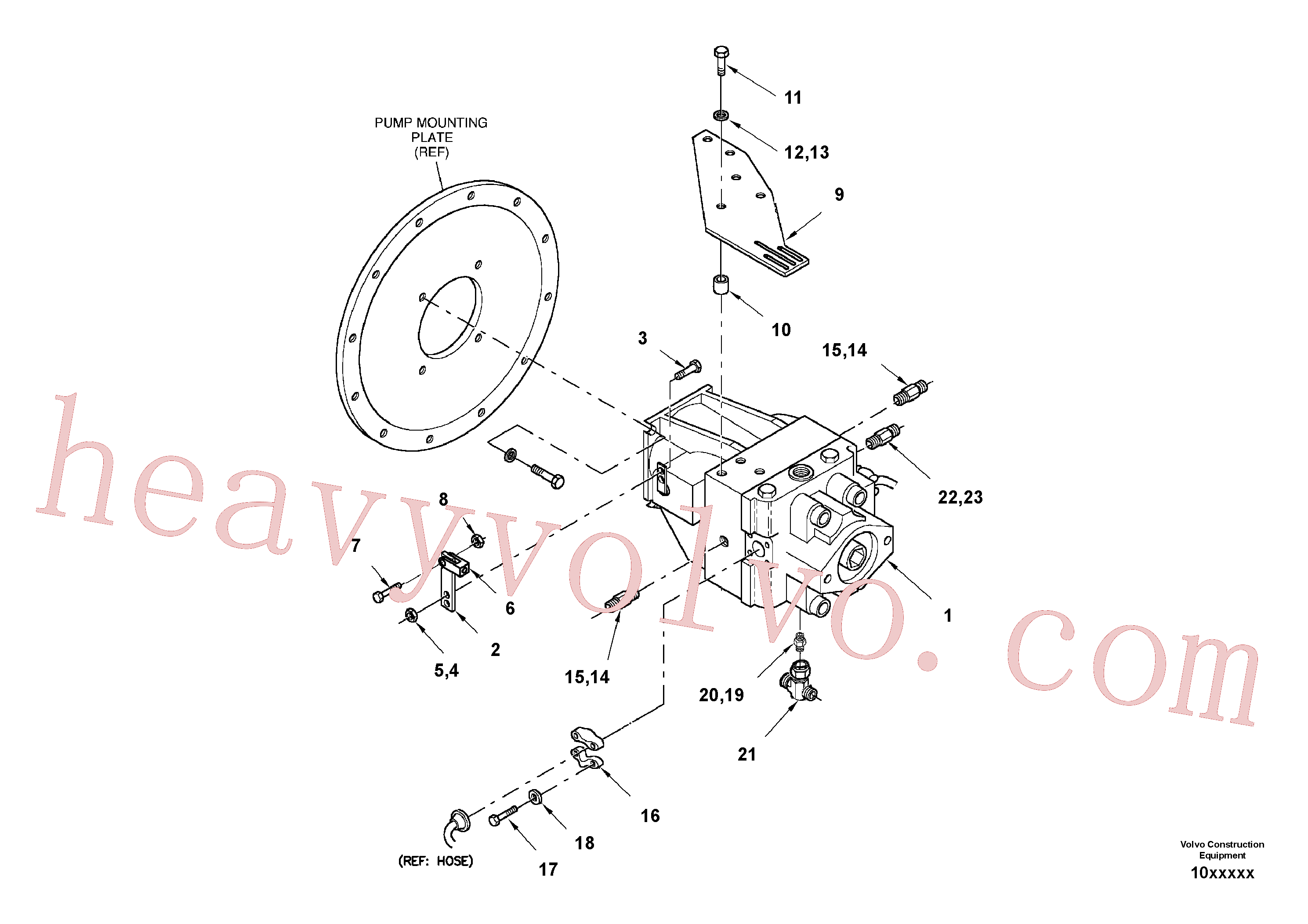 RM95343737 O-ring kit for Volvo Excavator spare