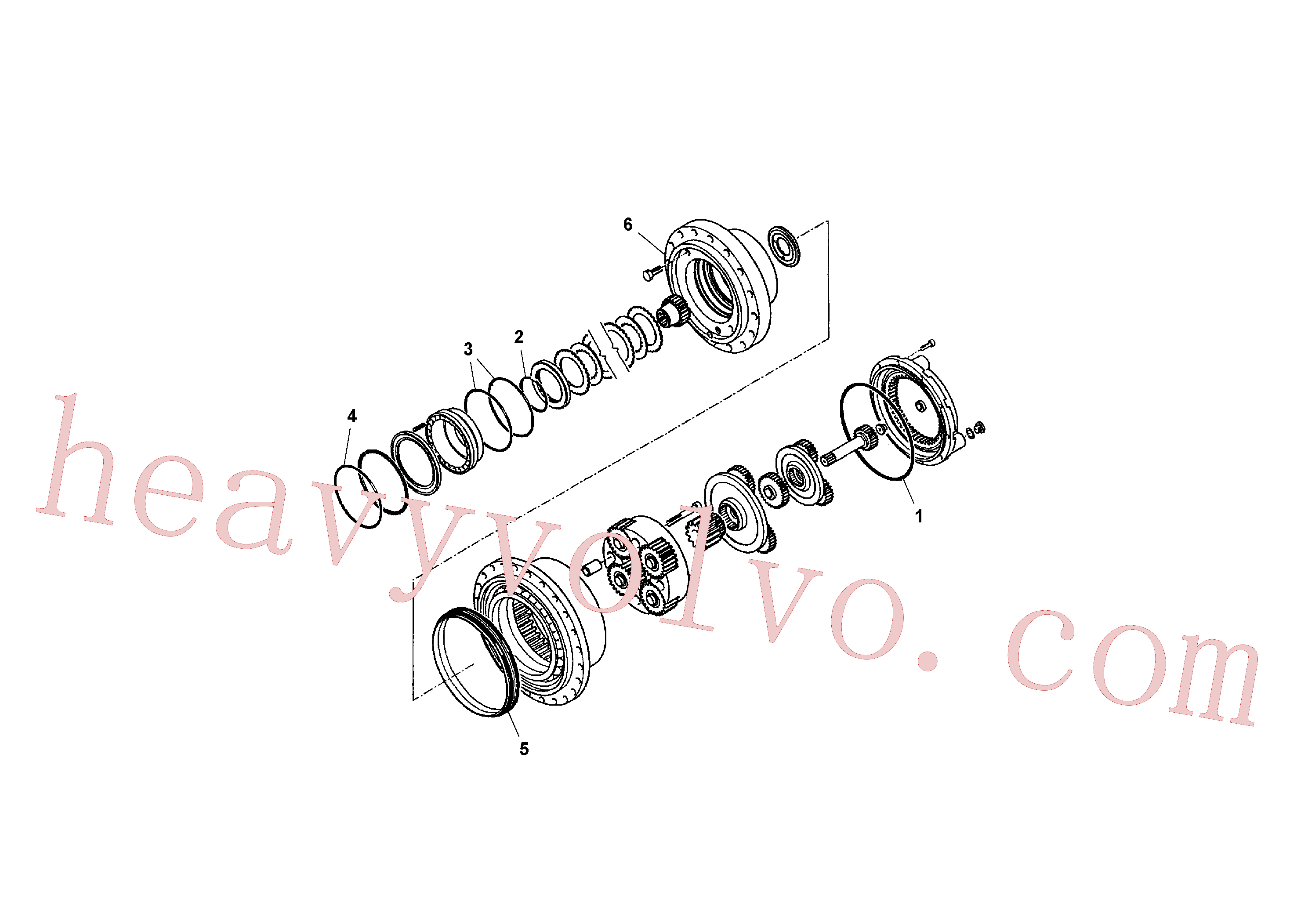 VOE14262080 Face Sealing for Volvo Excavator spare