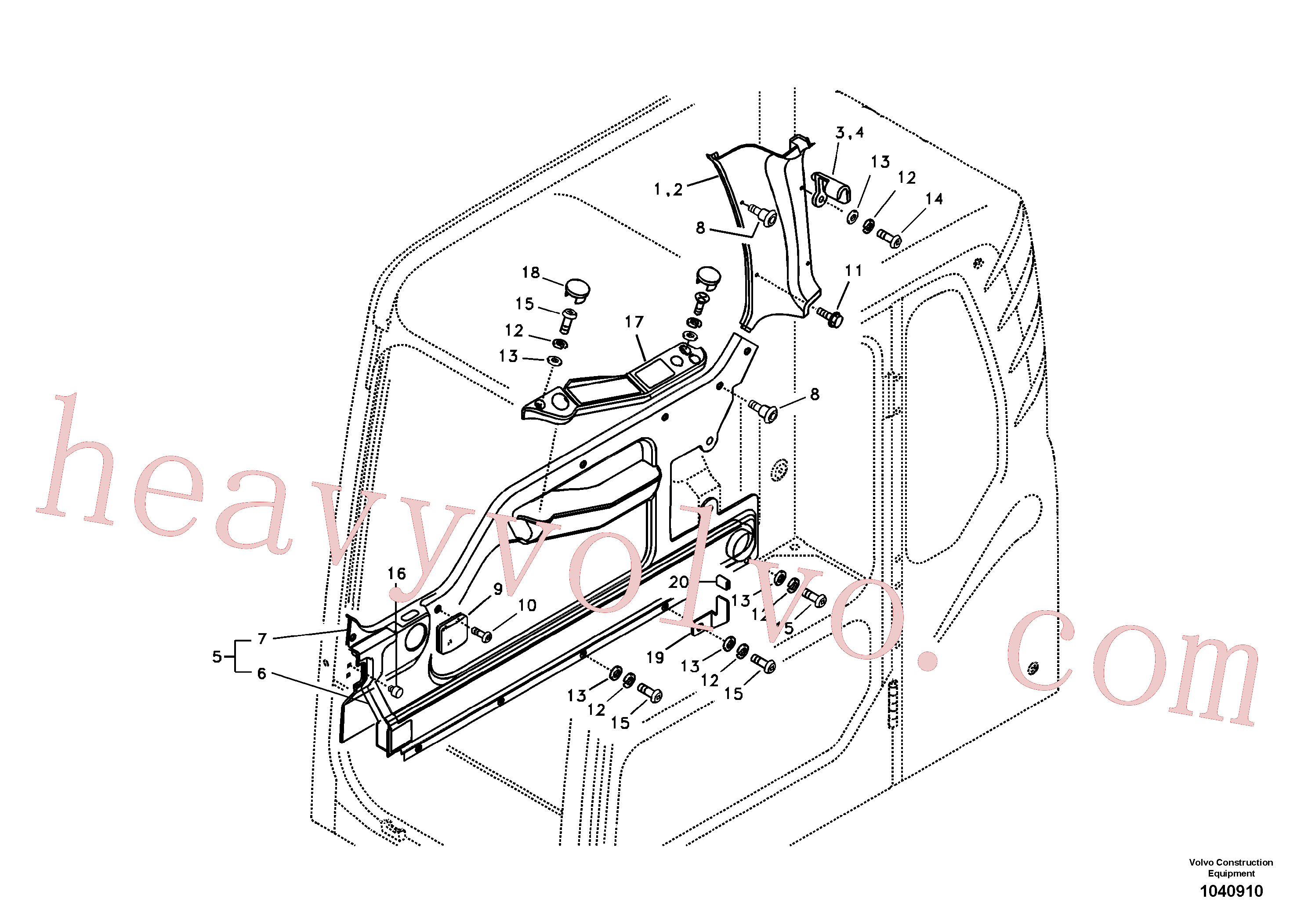Volvo Assembly SA9011-10503 Six point socket screw for sale