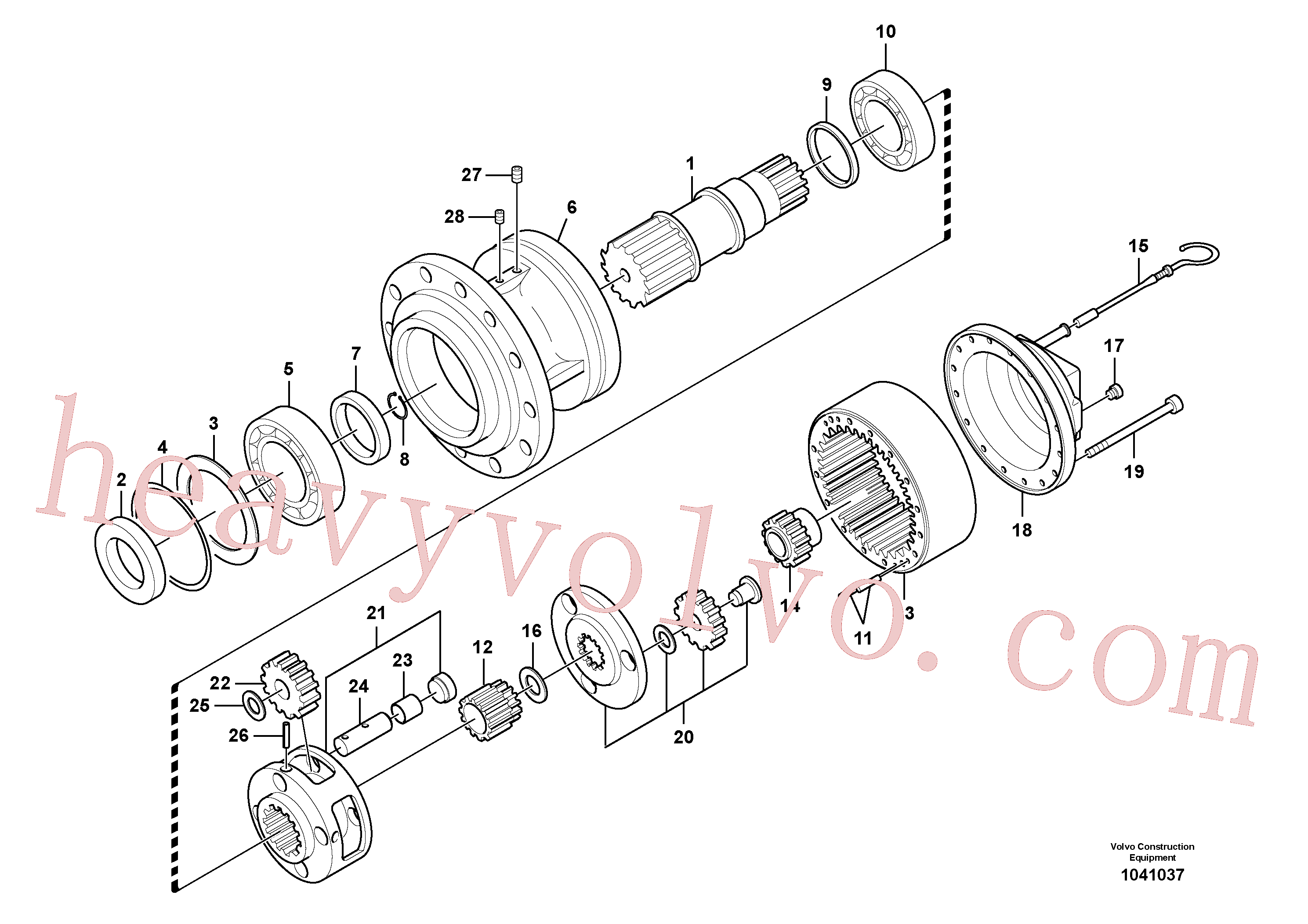Volvo Assembly VOE14613504 Planet carrier for sale