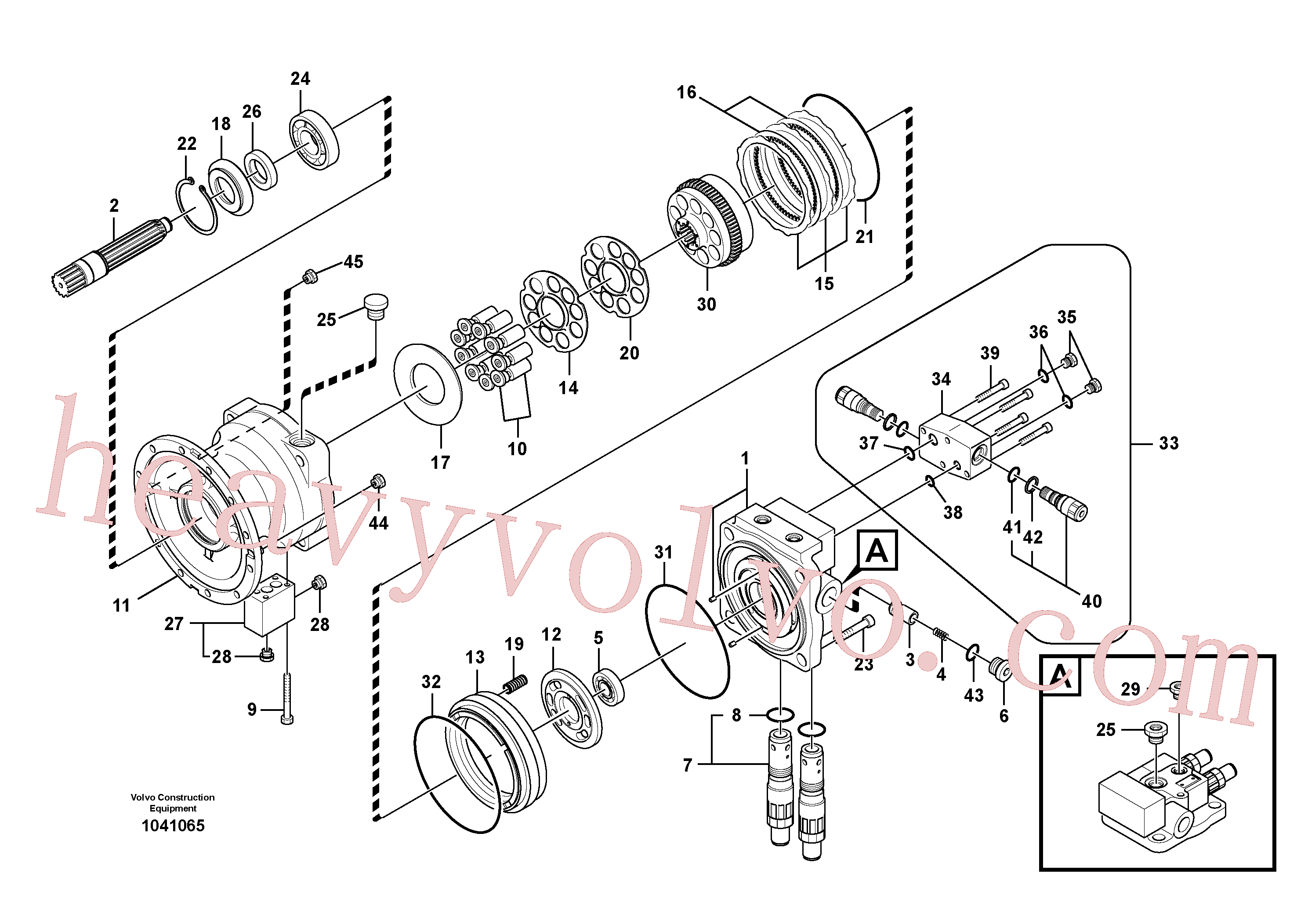 China Made SA8230-25820 Bolt parts for Volvo Excavator
