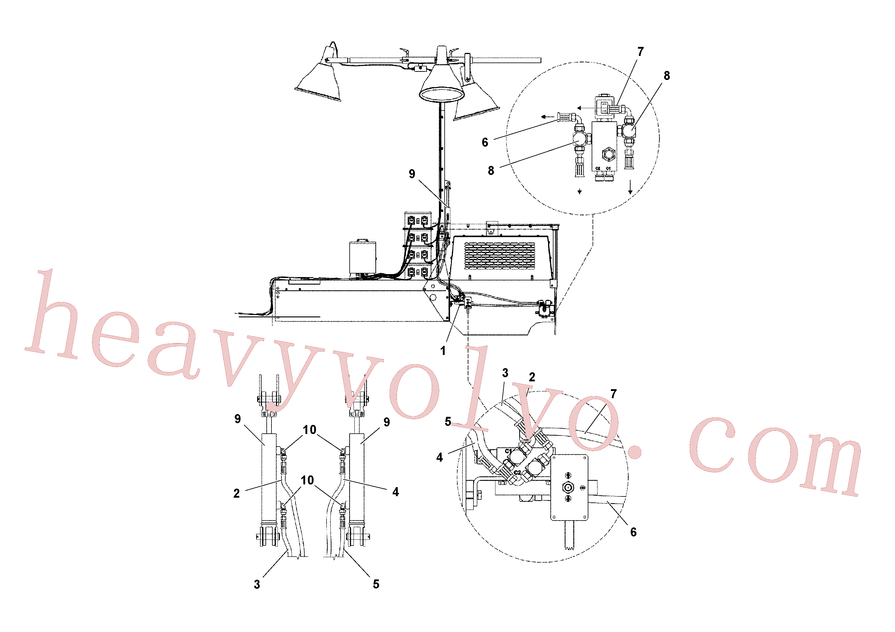 RM95934634 Hexagon screw for Volvo Excavator spare