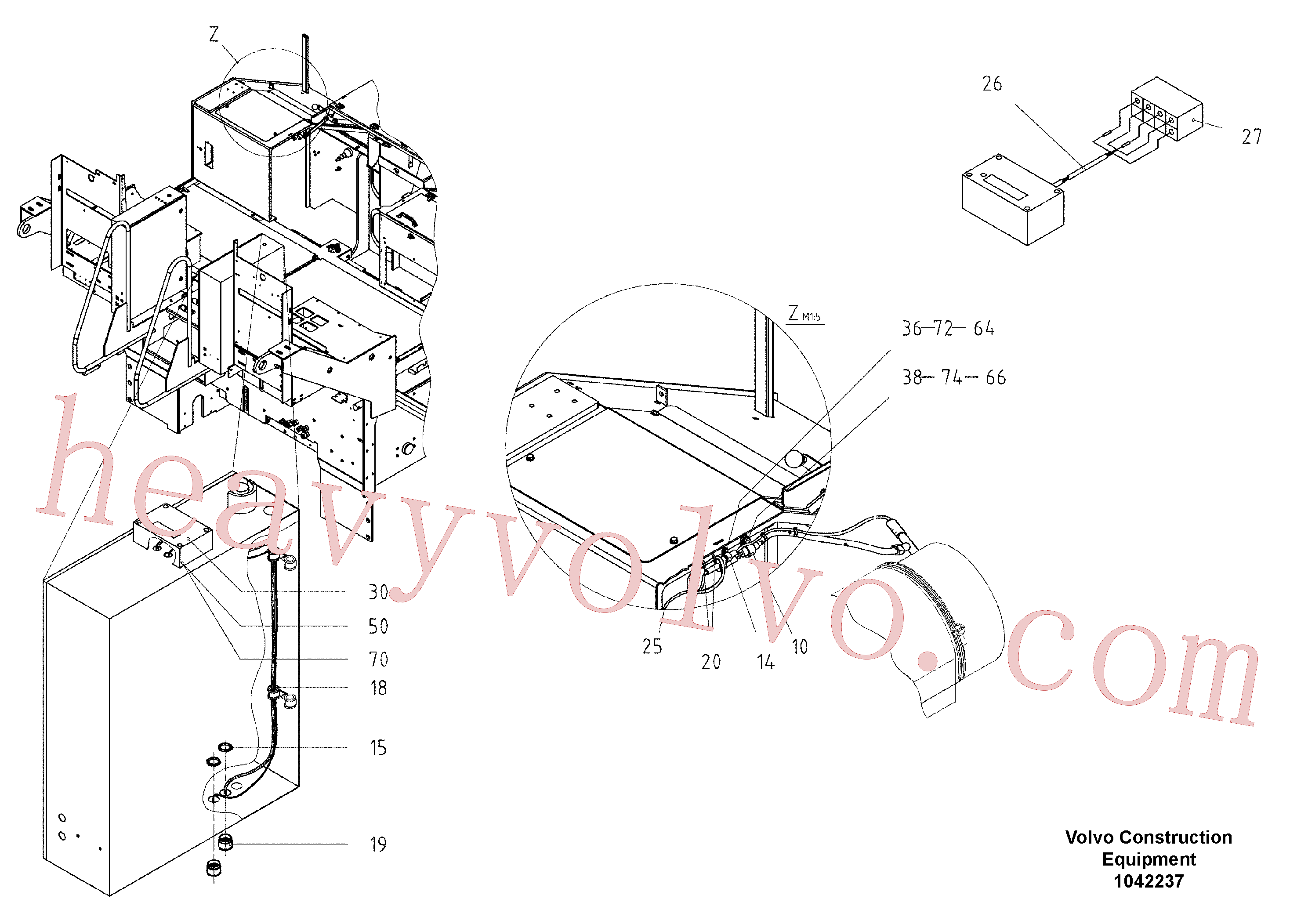 RM13909932 Cable tie for Volvo Excavator Parts
