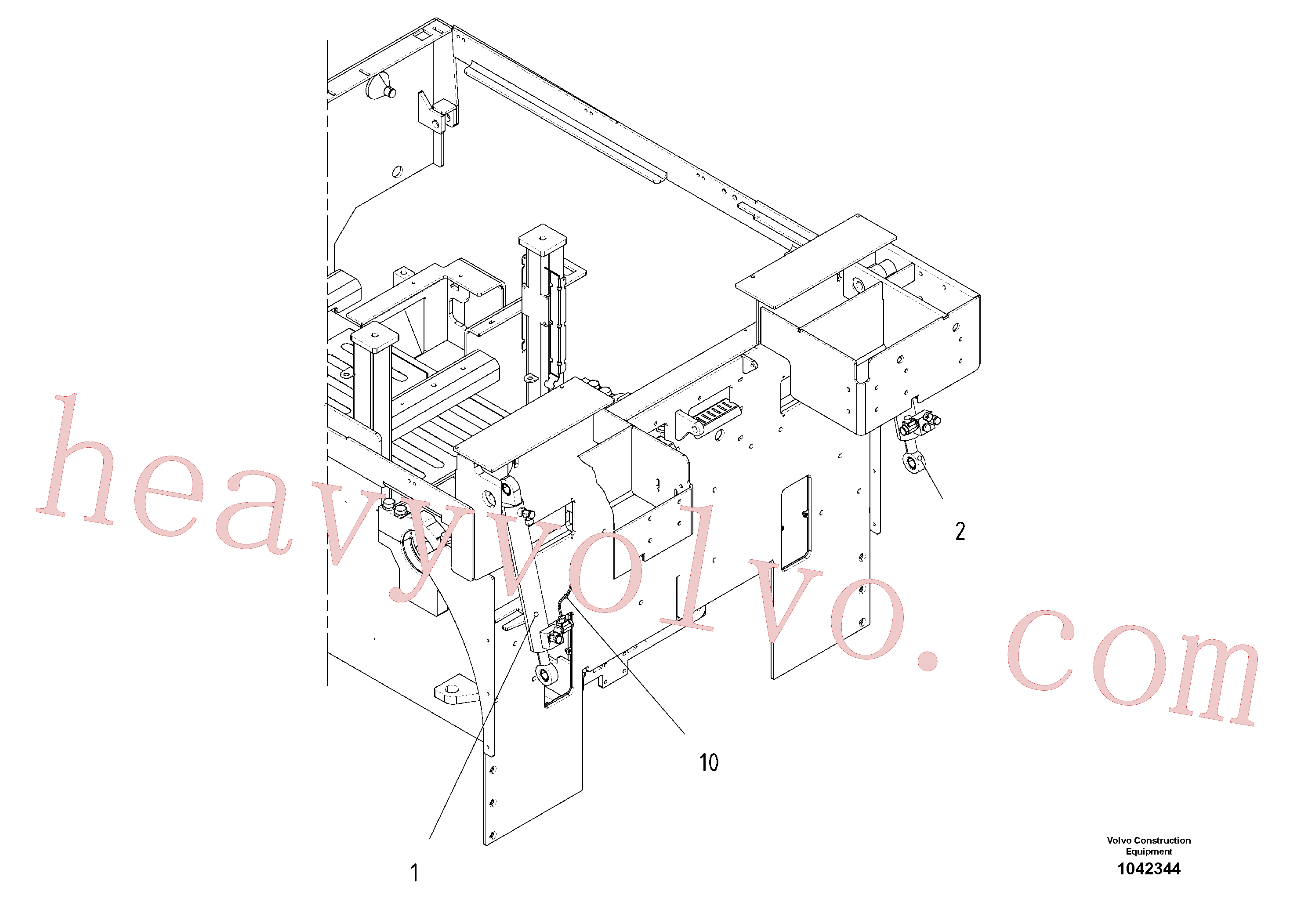 Volvo excavator part RM80709397 Cylinder for sale