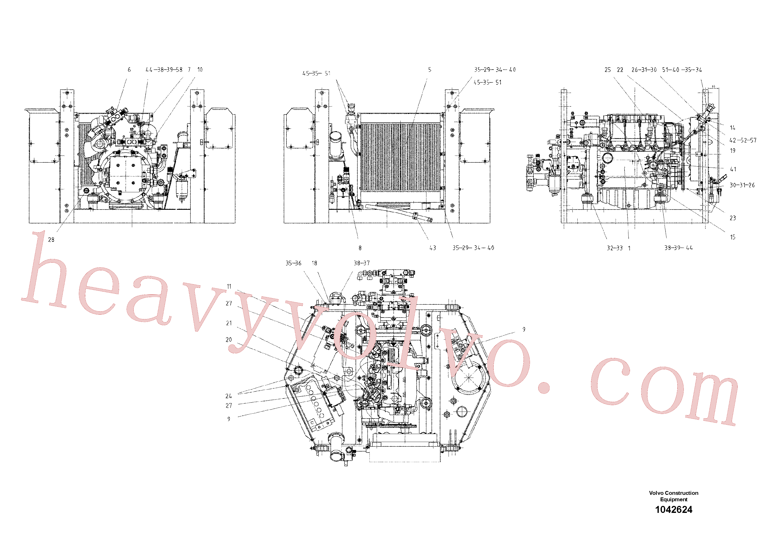 RM14149256 Hose clamp for Volvo Excavator spare