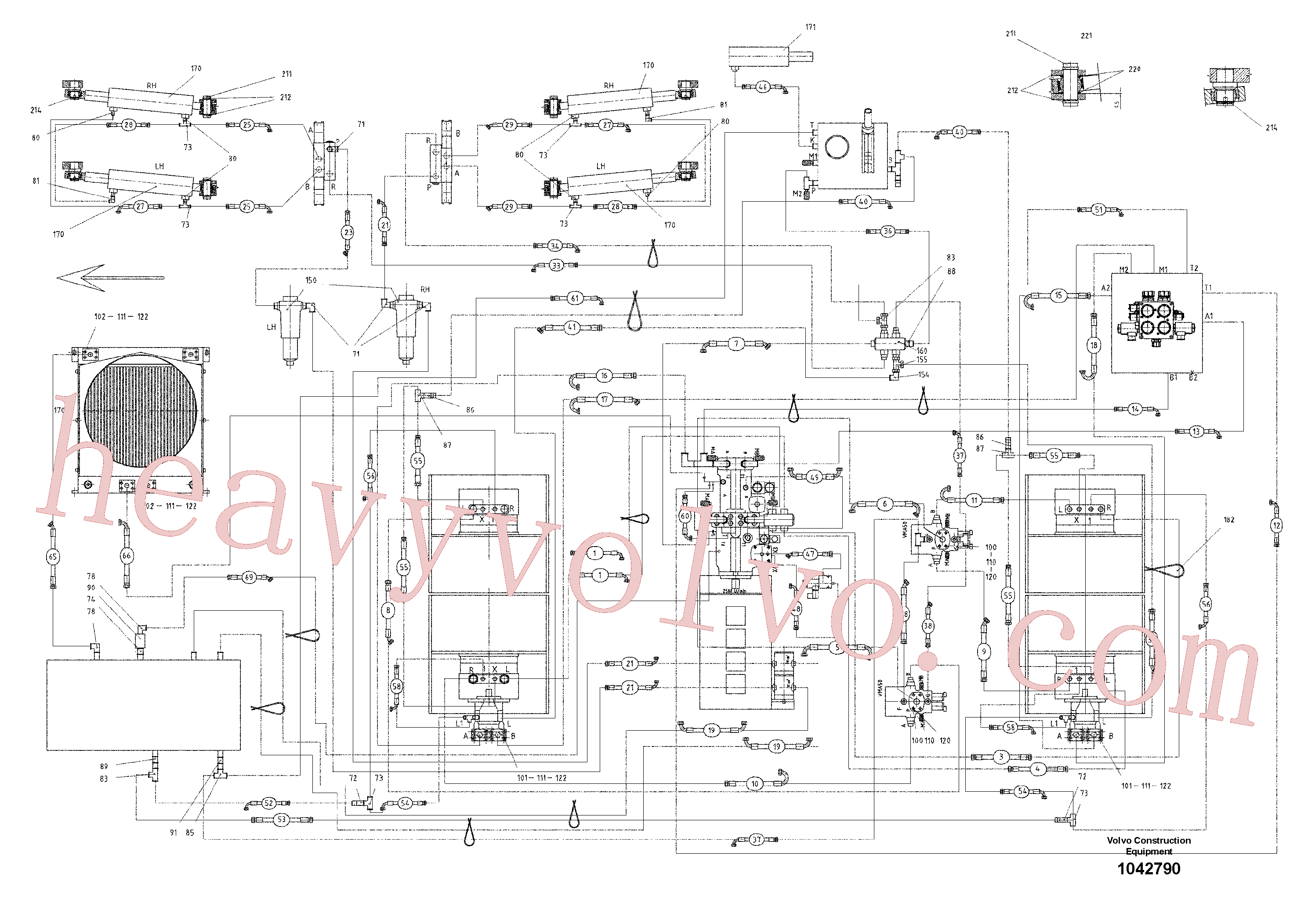 China Made RM58853805 Shim parts for Volvo Excavator