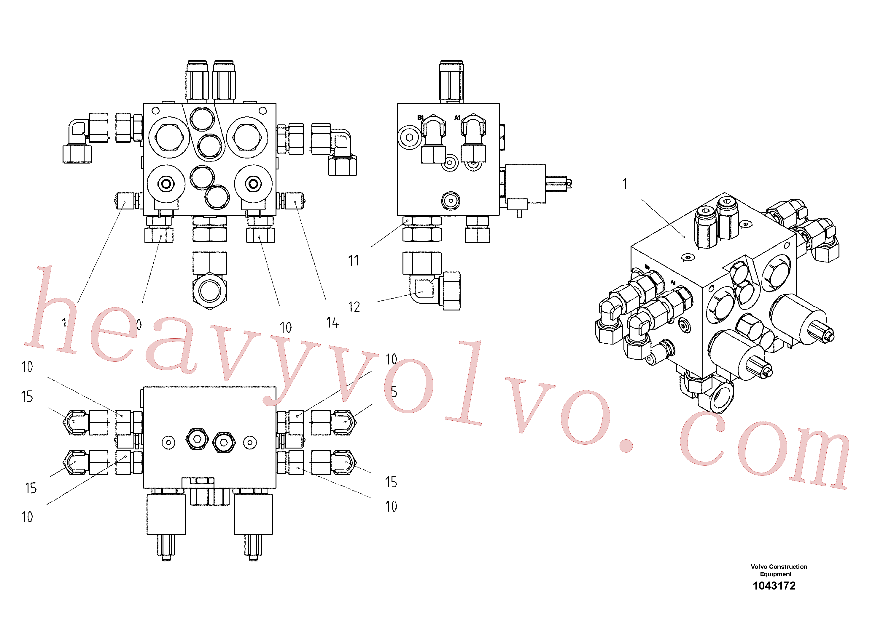 Volvo excavator part RM14090716 Stud for sale