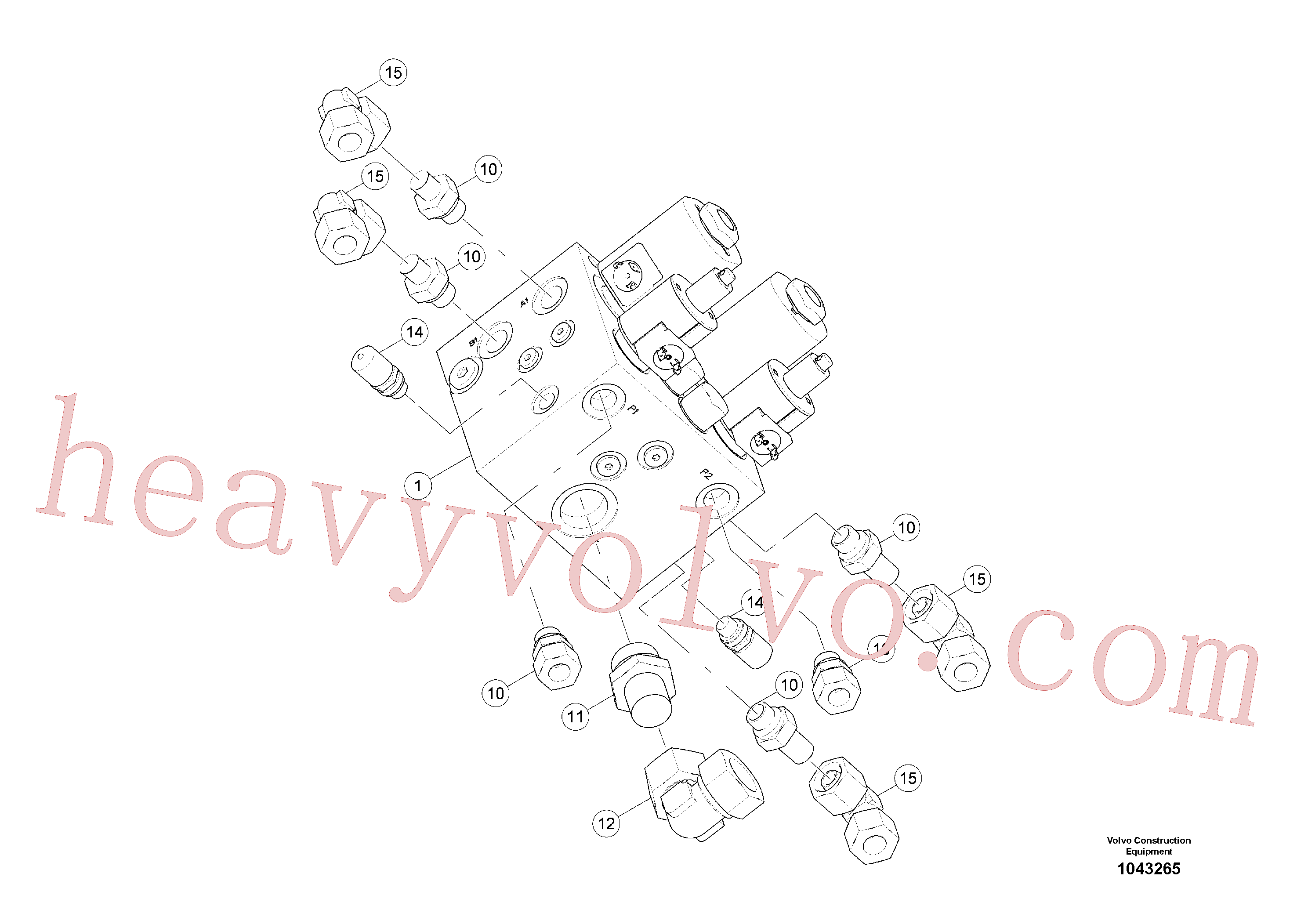 RM58900960 Stud for Volvo Excavator spare