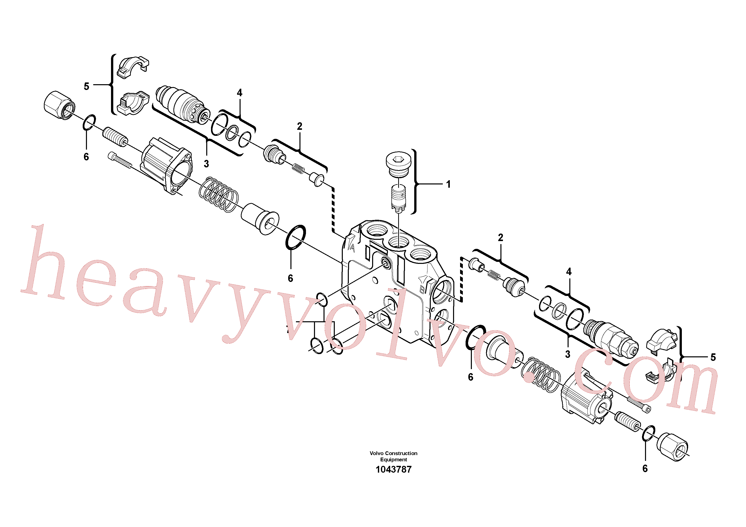 Wholesale VOE15084102 Valve unit for Volvo Excavator