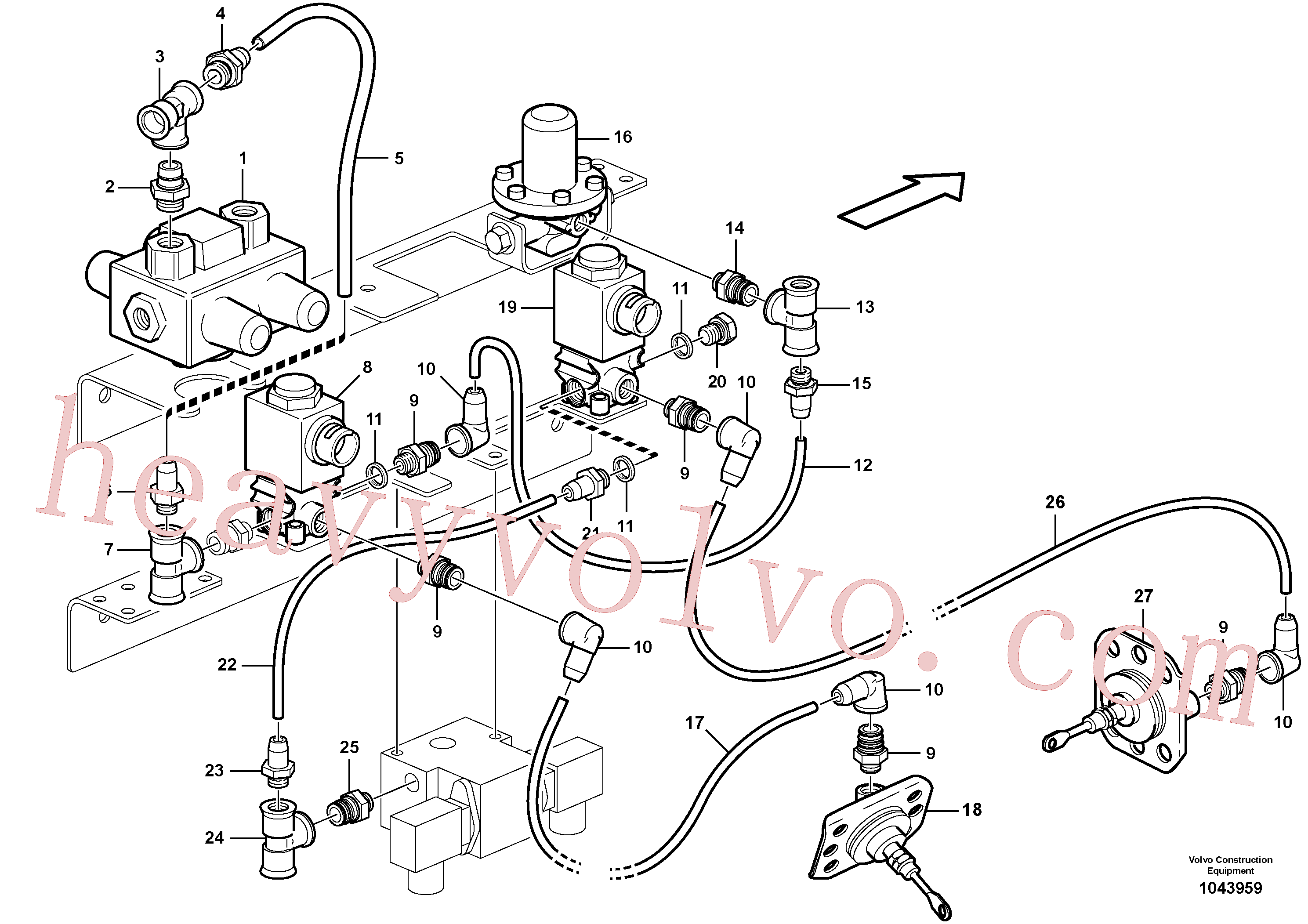 Volvo Assembly VOE11196166 Nipple for sale