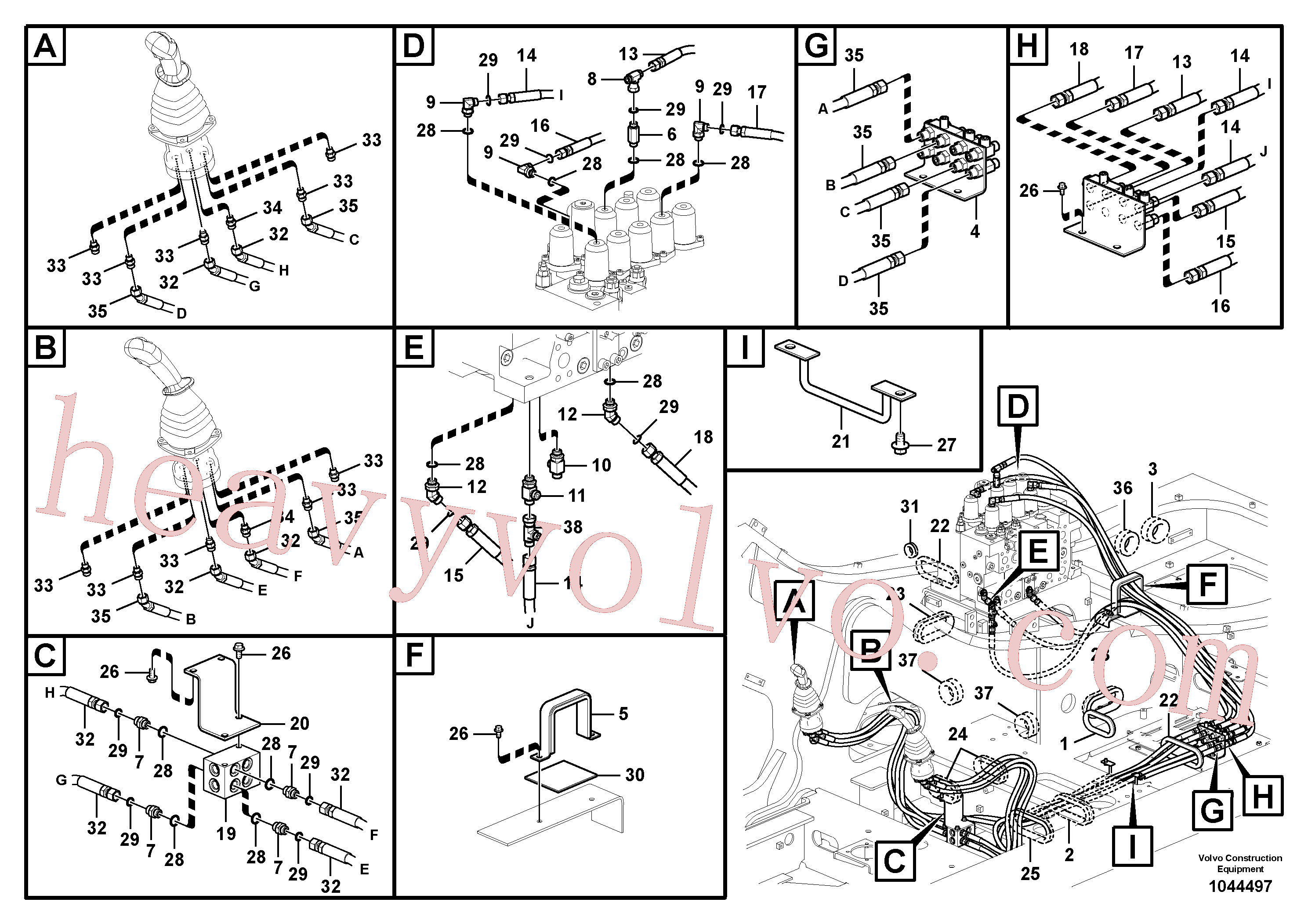 Wholesale VOE14538794 Valve for Volvo Excavator