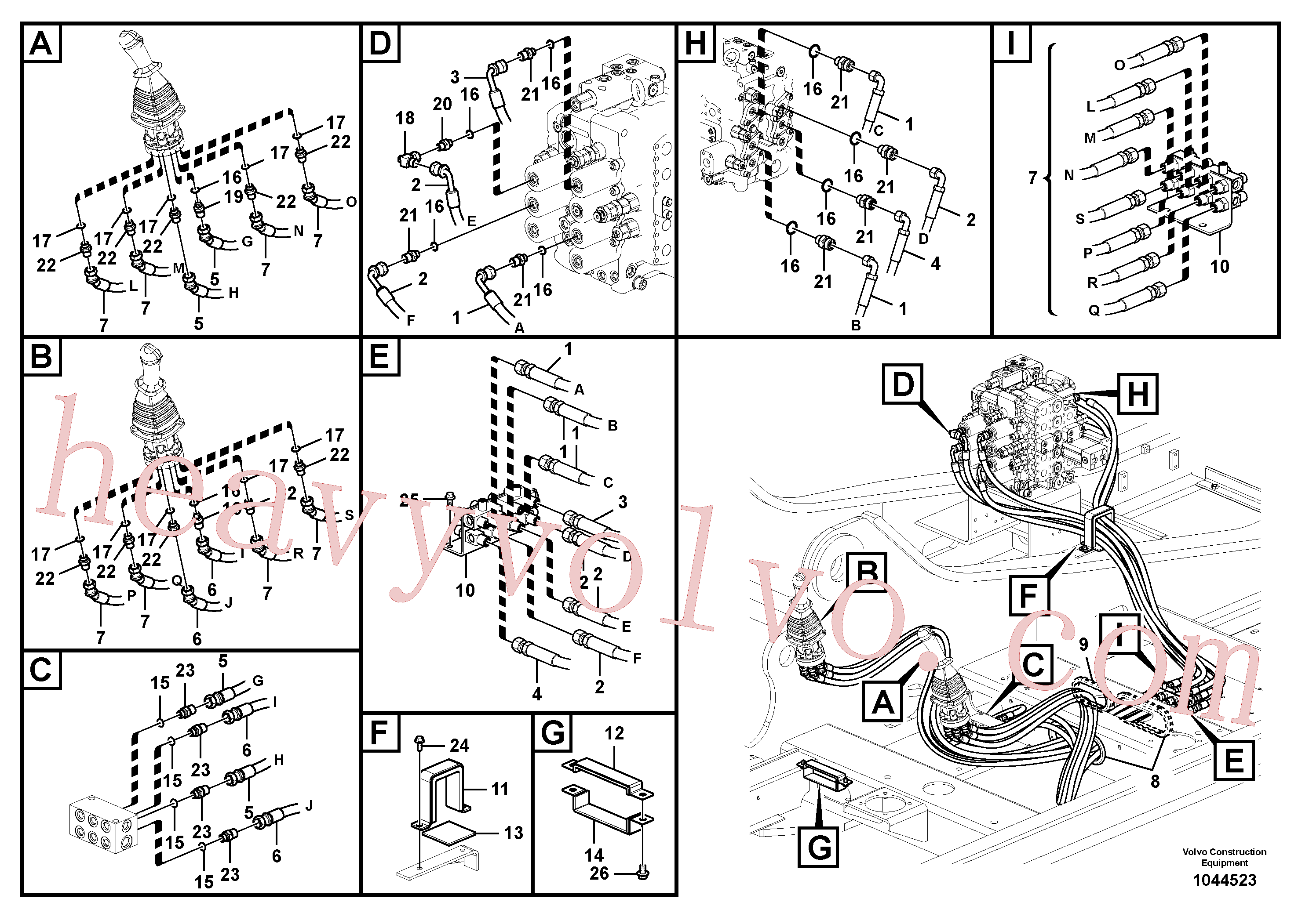 SA9452-03232 Rockmaster/1SC for Volvo Excavator spare