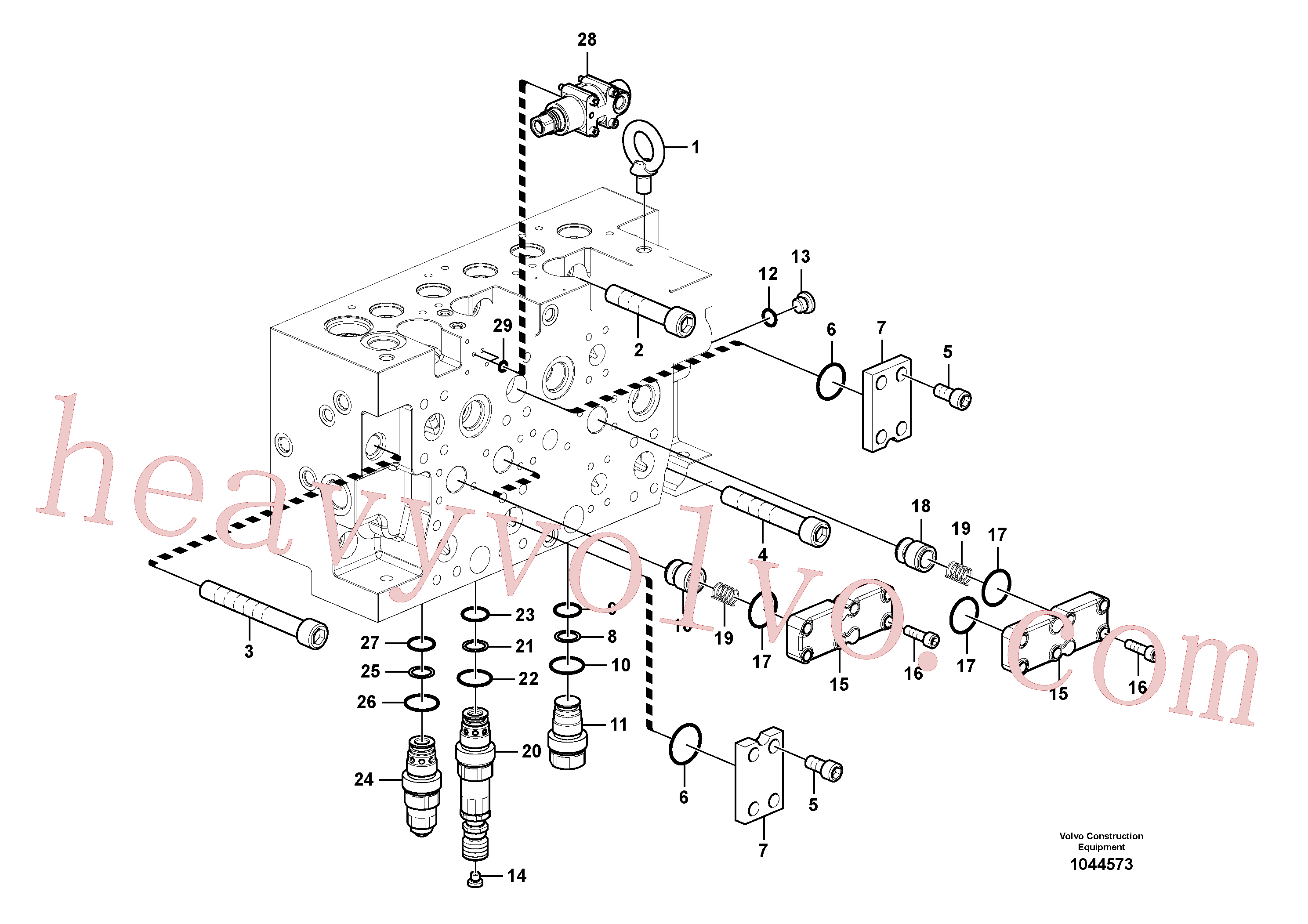 Volvo Assembly SA8230-36590 Valve, Relief valve for sale