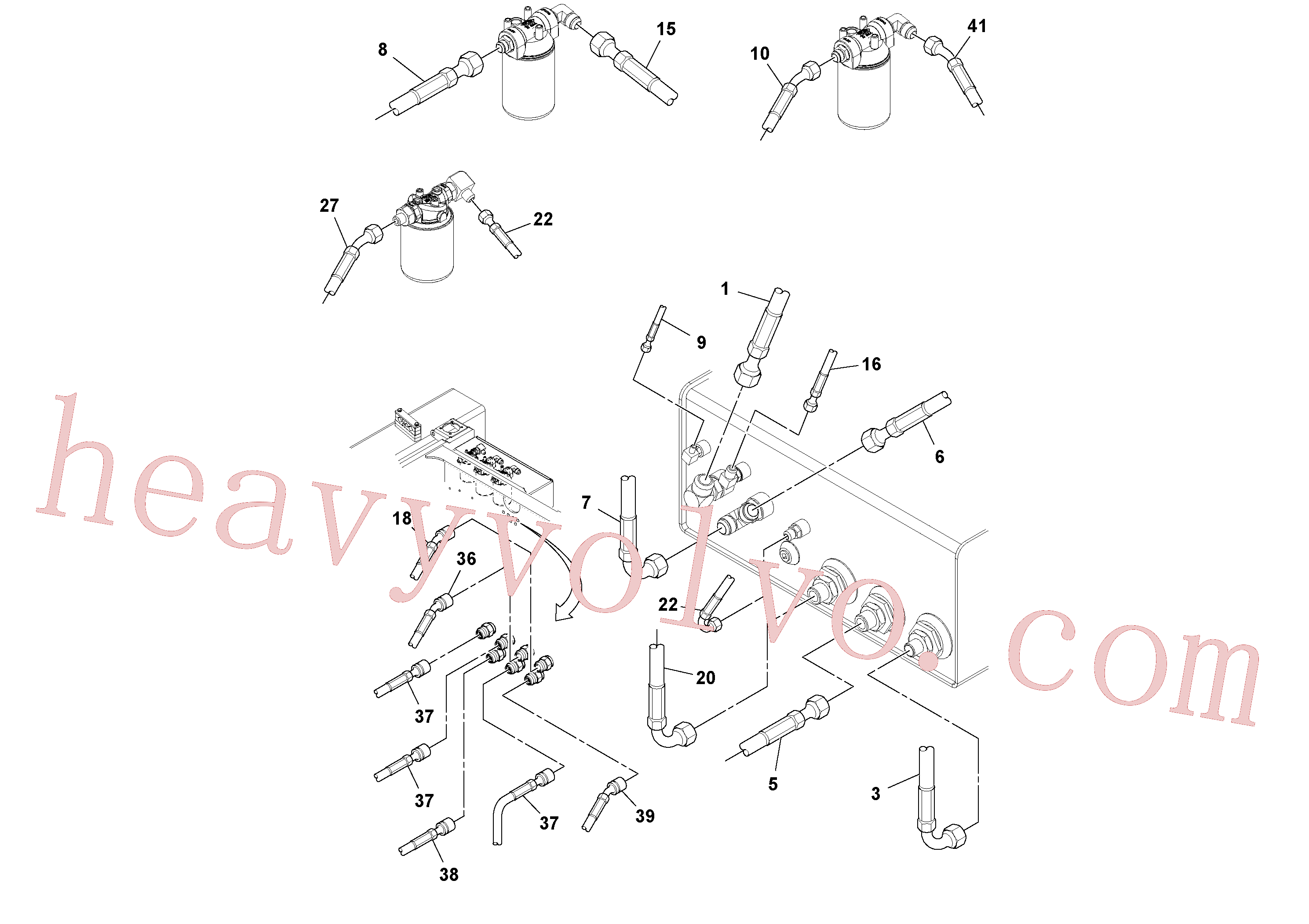 Wholesale RM13204359 Hose assembly for Volvo Excavator
