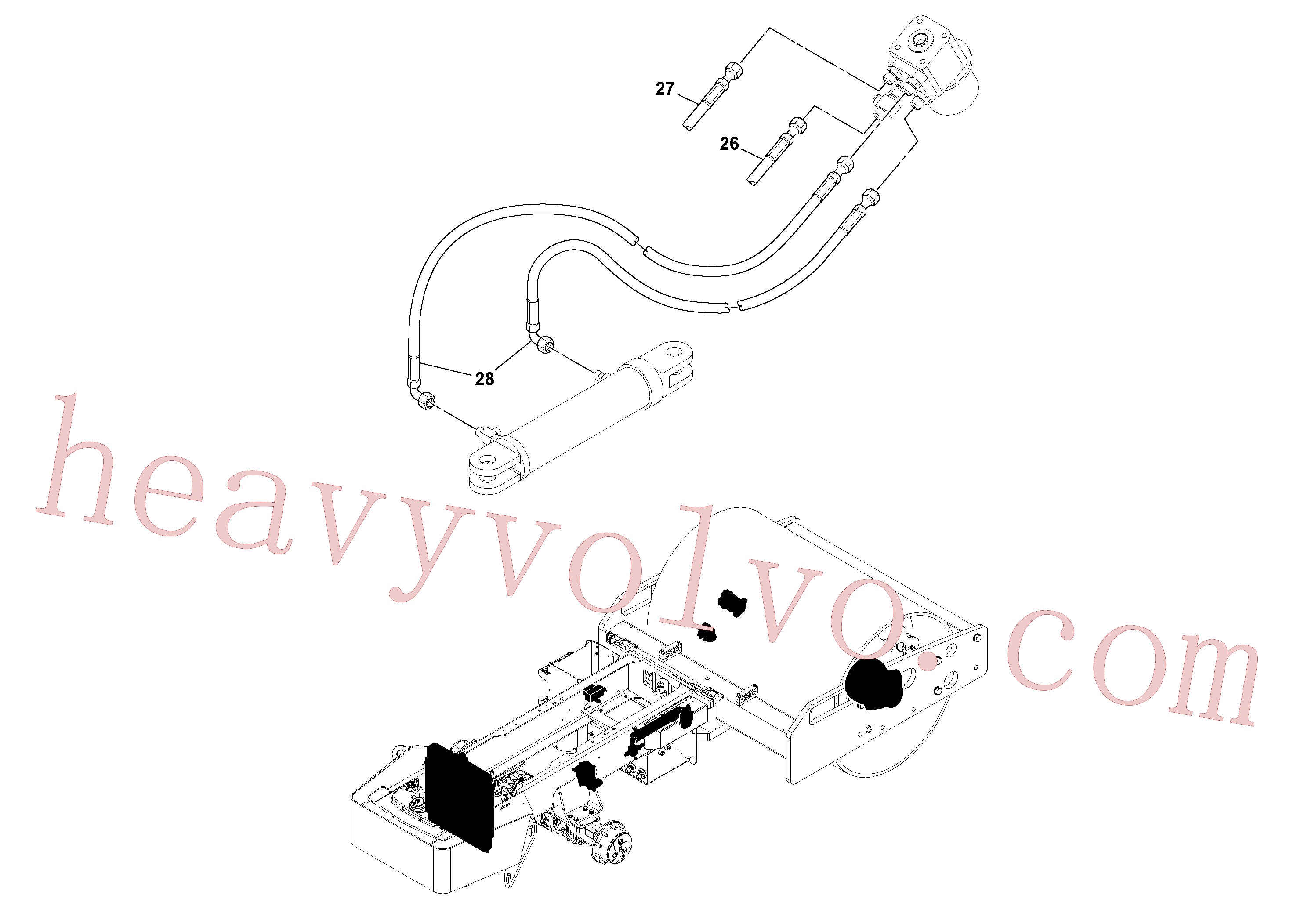 Wholesale RM13204359 Hose assembly for Volvo Excavator
