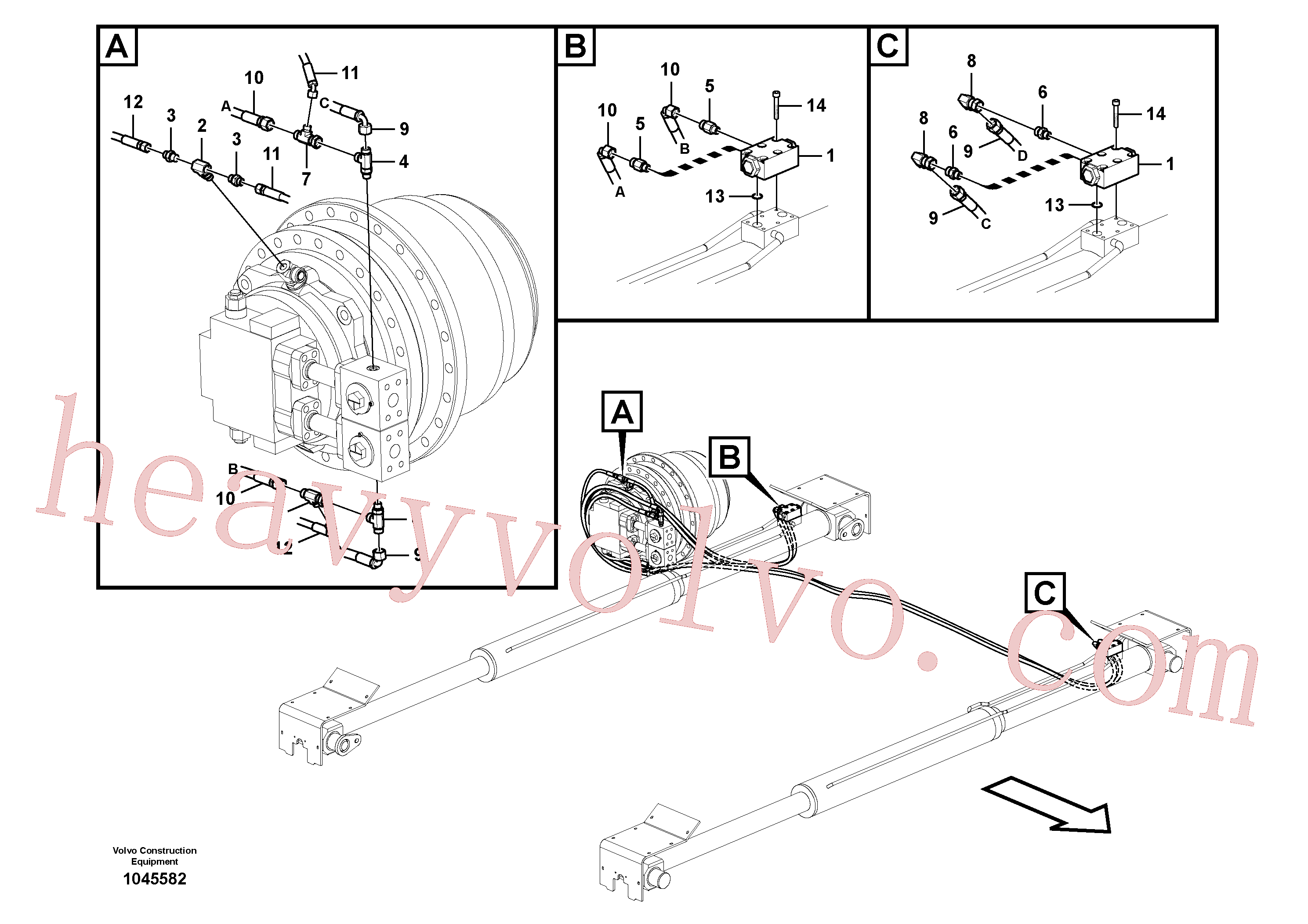 China Made VOE15131089 Eternity/2 parts for Volvo Excavator