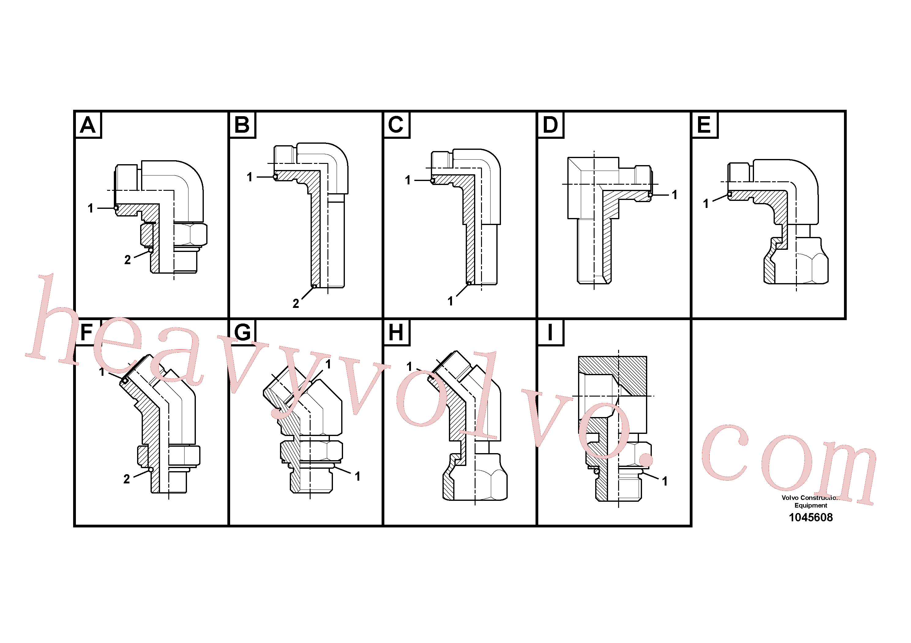 Wholesale VOE13933908 Elbow nipple for Volvo Excavator