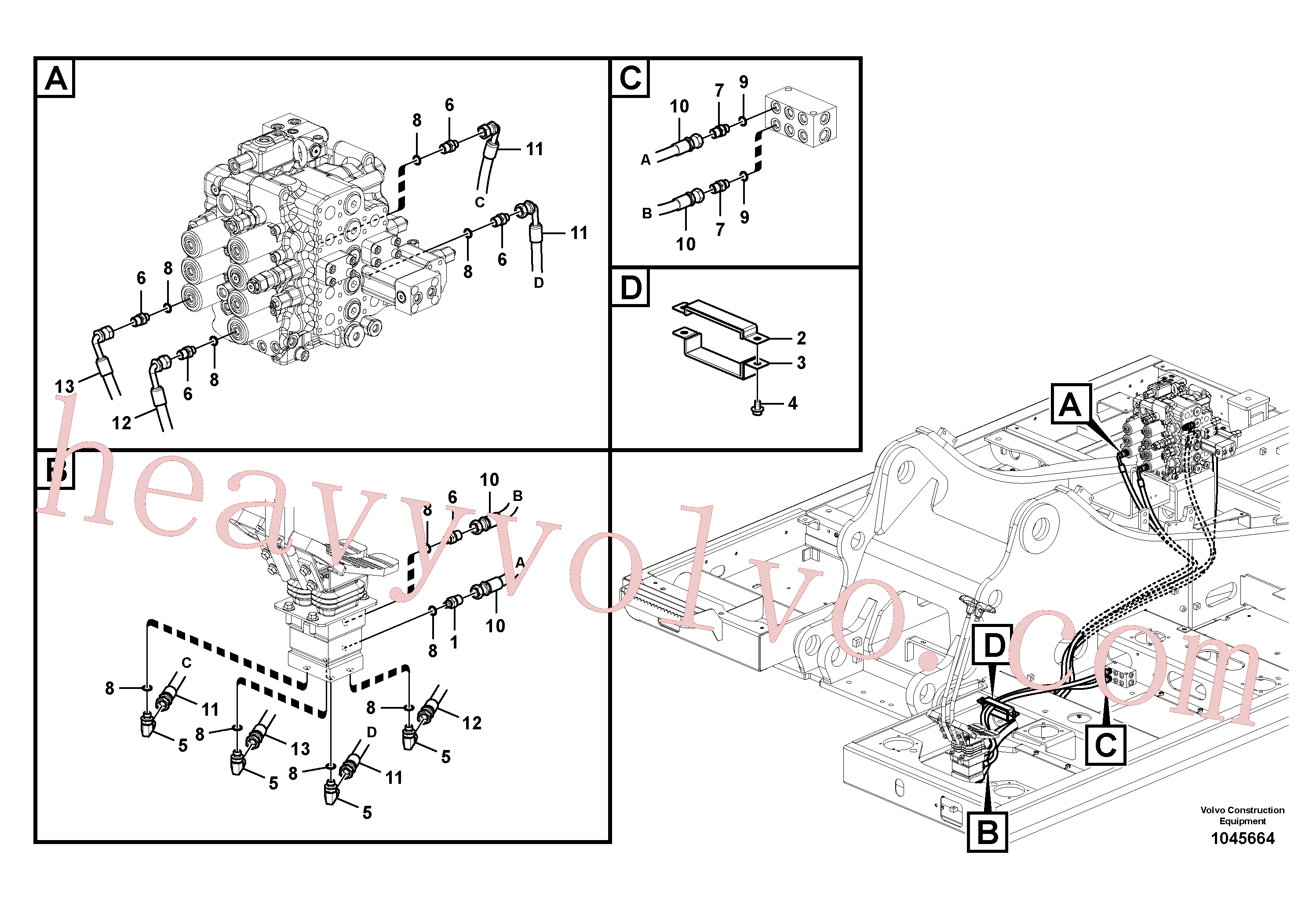 Volvo Assembly SA9412-31040 Connector for sale