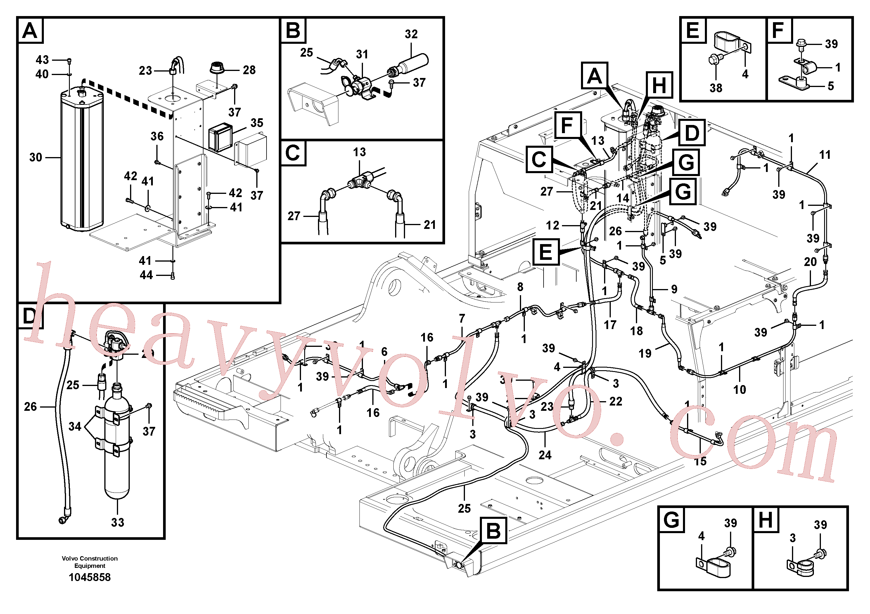 VOE15146319 Control unit for Volvo Excavator Parts
