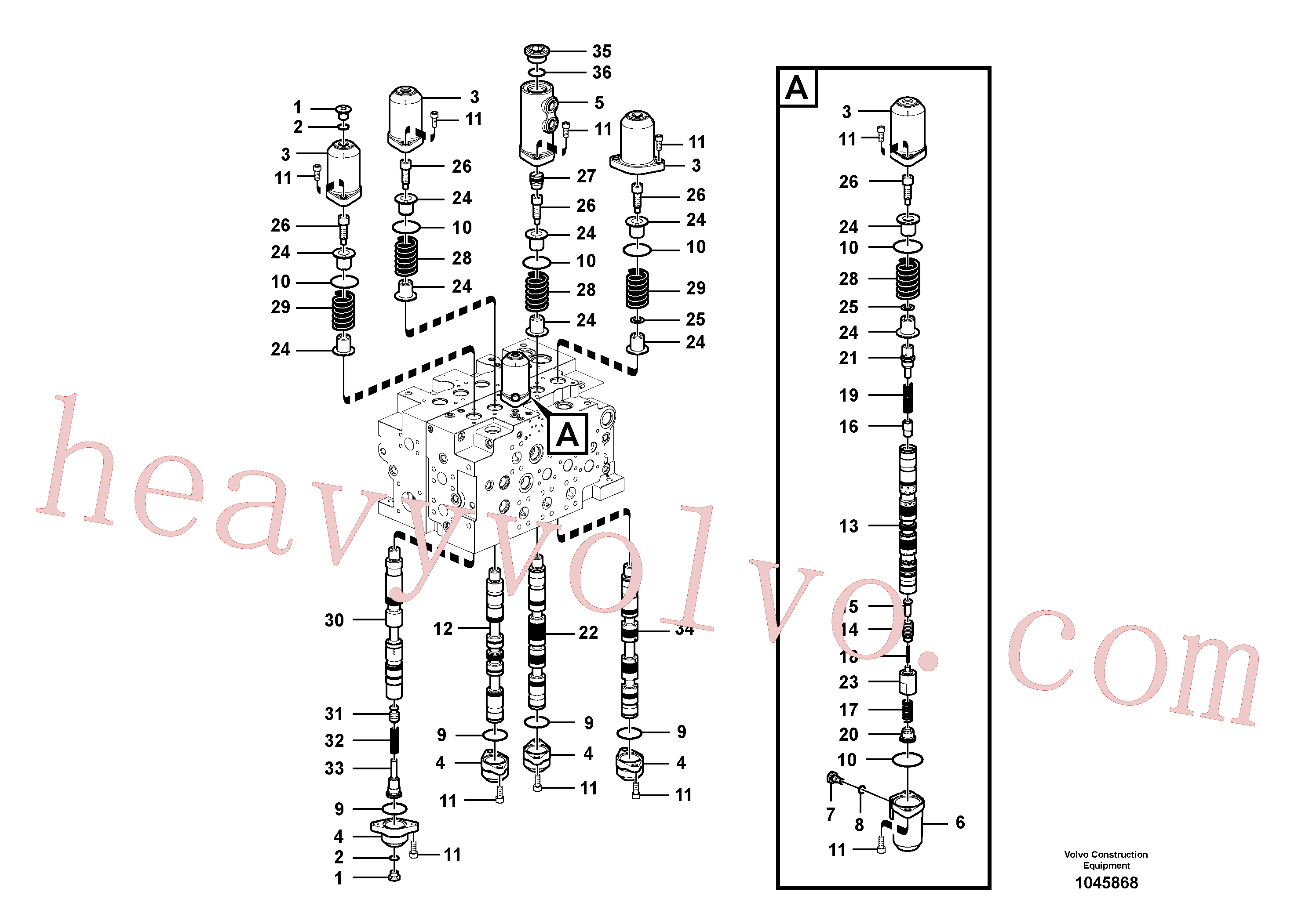 VOE14577726 Spring for Volvo Excavator spare