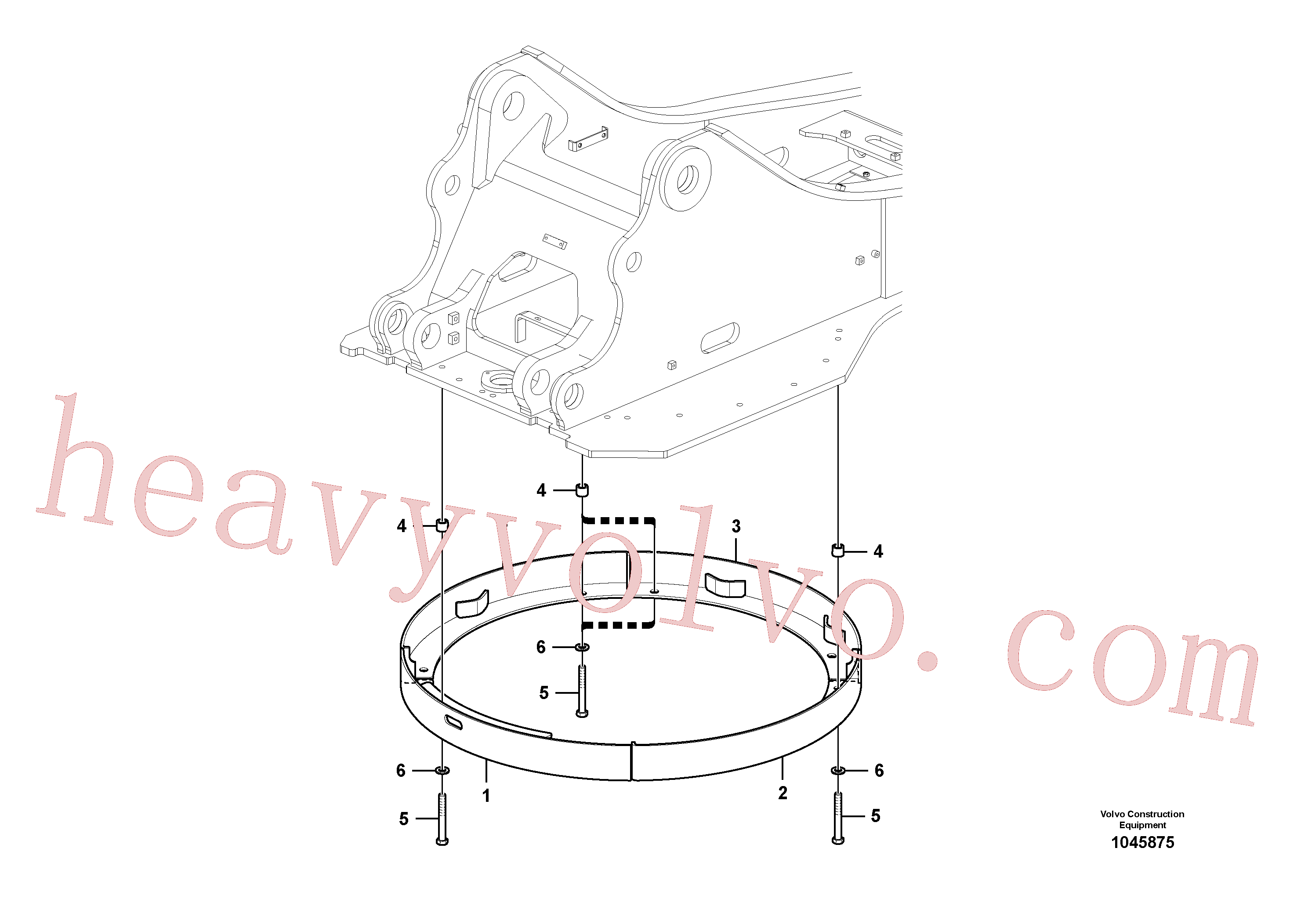 VOE14562593 Cover for Volvo Excavator Parts