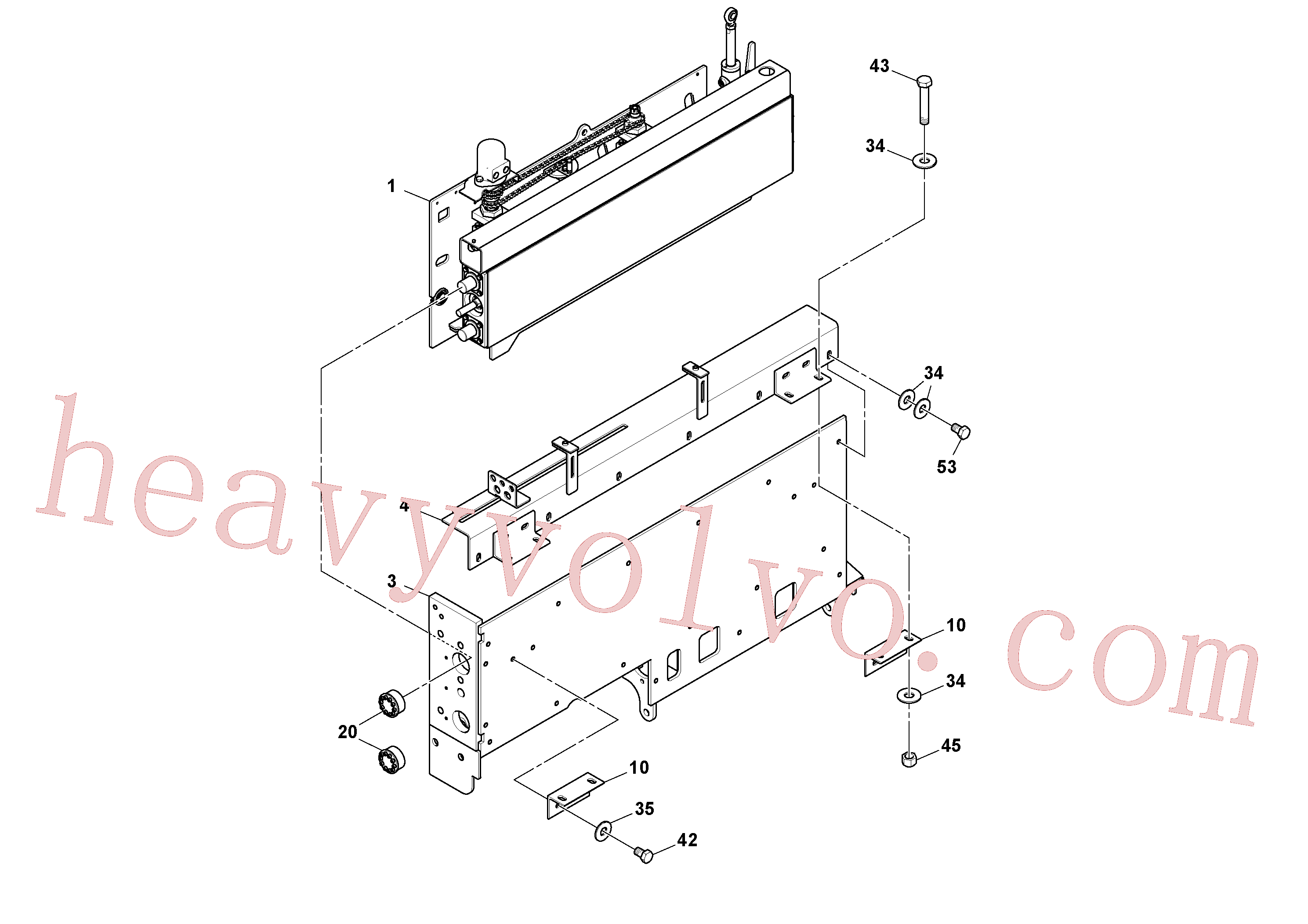 RM95934634 Hexagon screw for Volvo Excavator spare