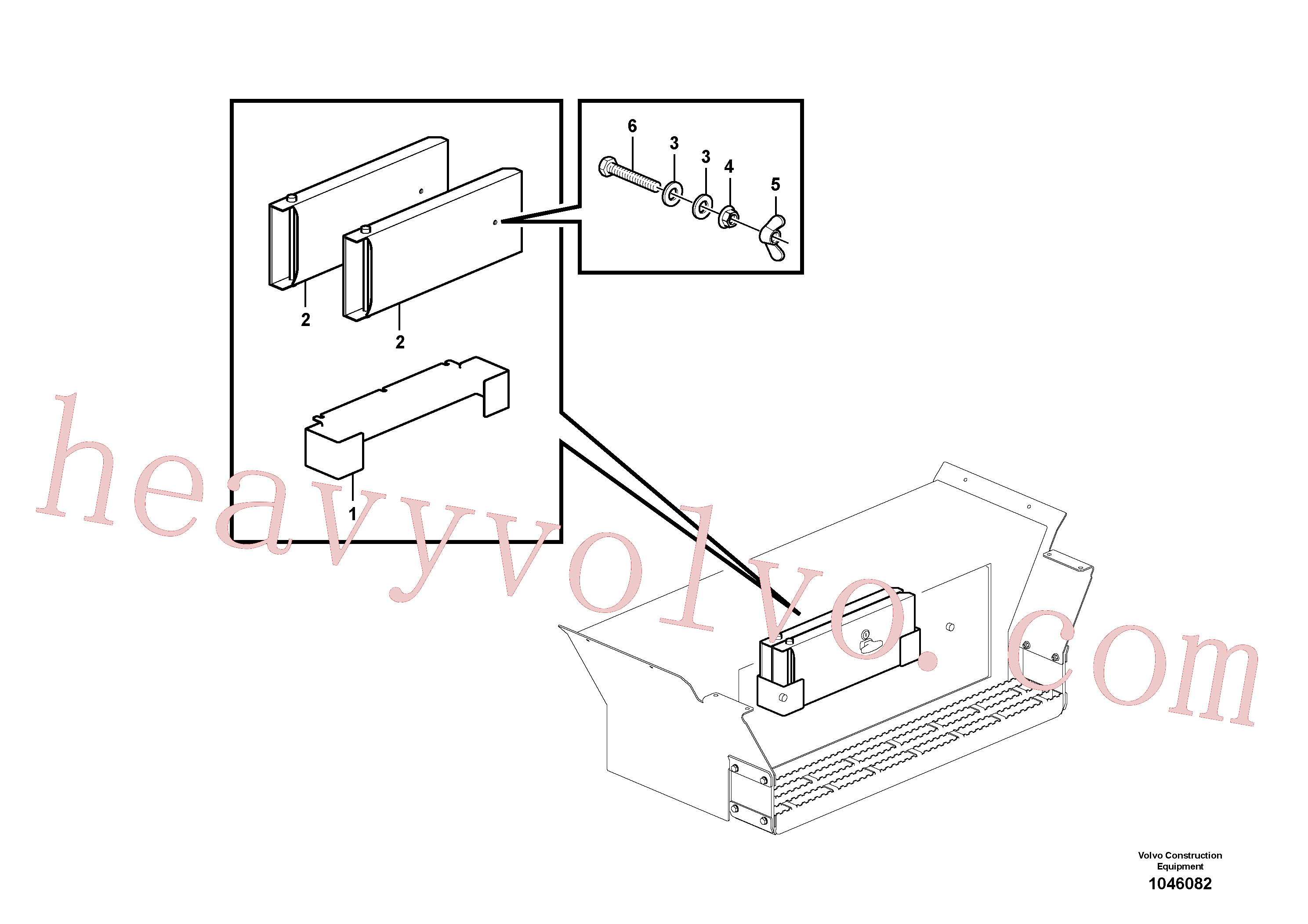 ZM8095506 Screw for Volvo Excavator Parts