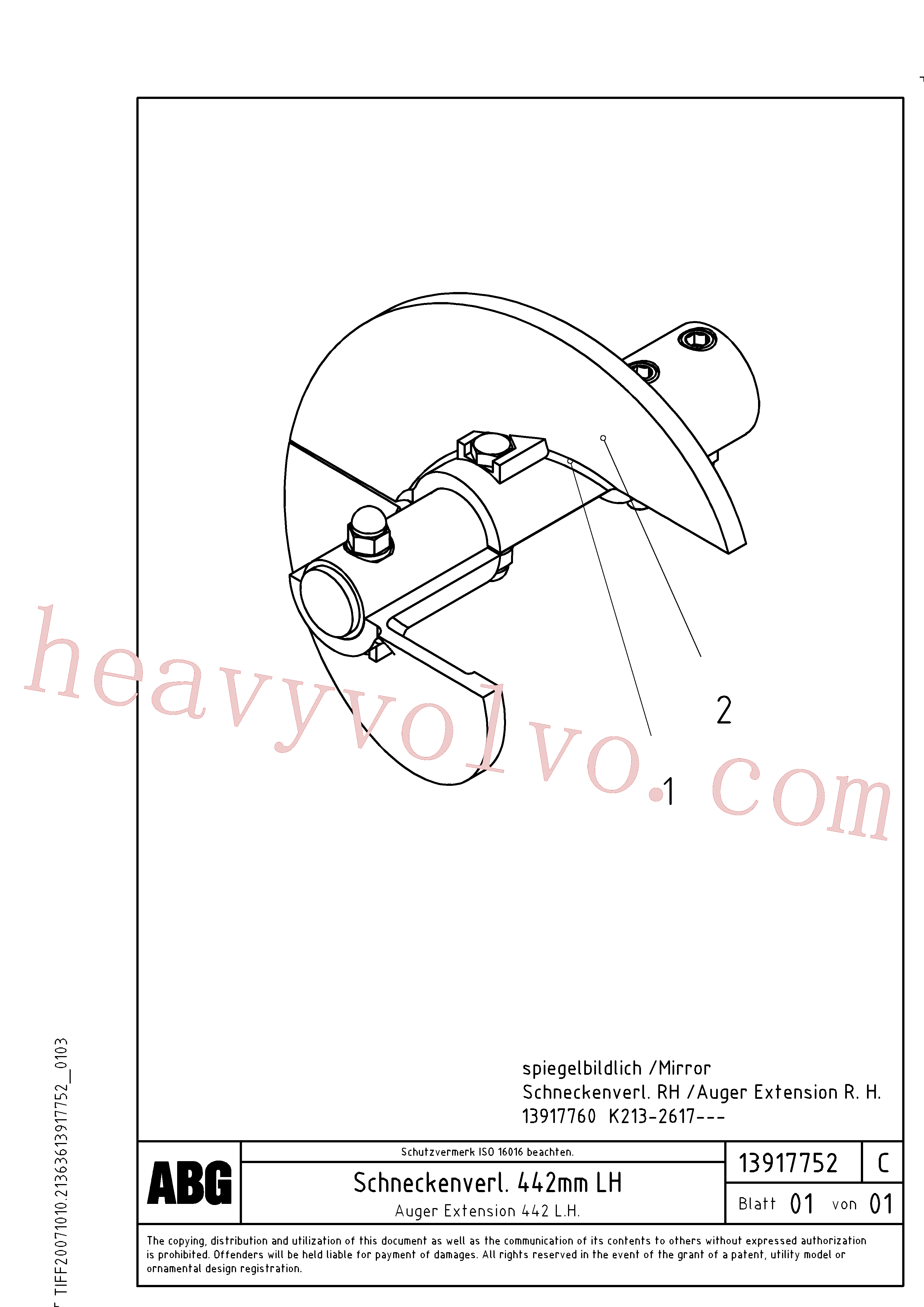Volvo Assembly RM96726419 Hexagon screw for sale