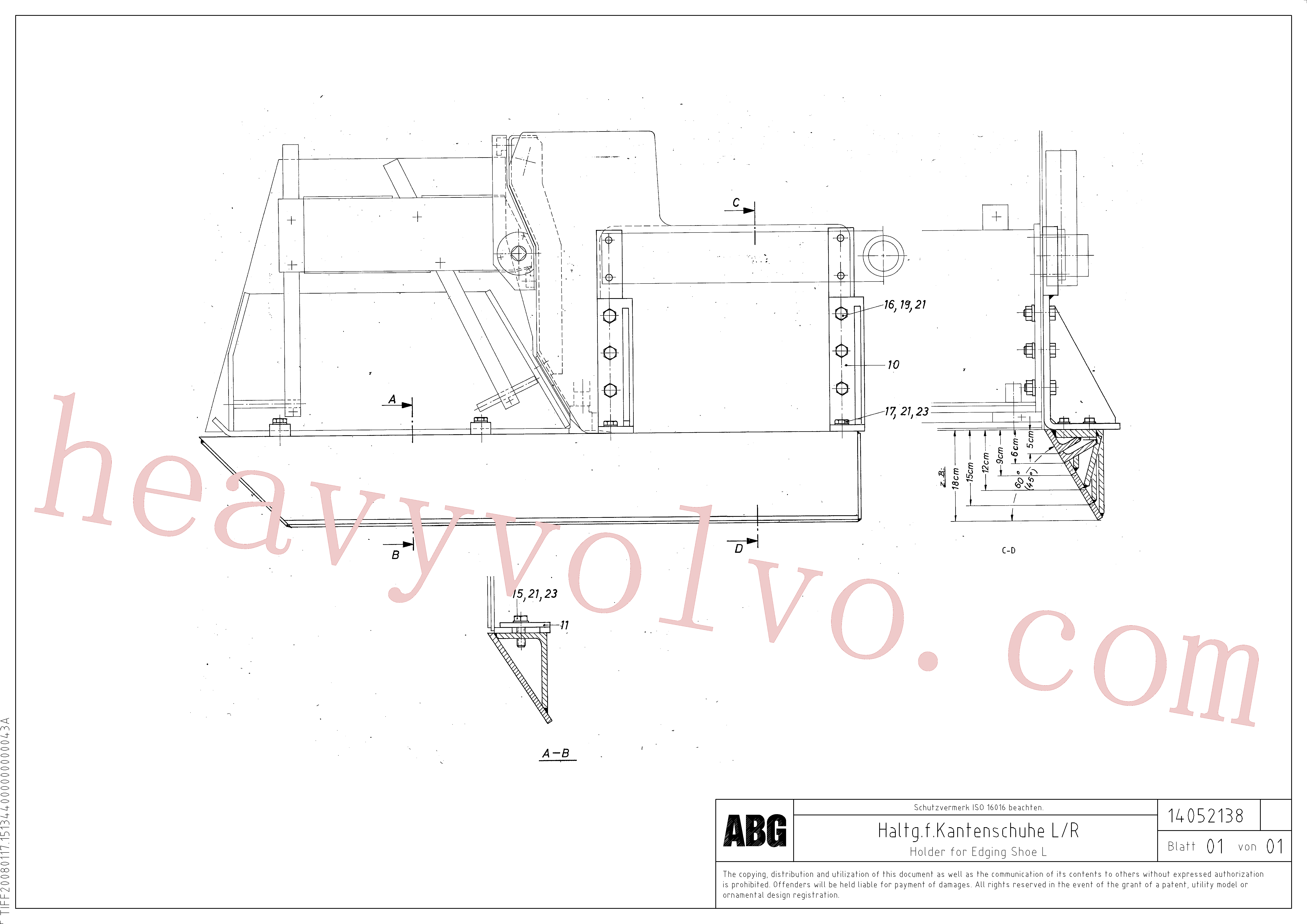 RM96720669 Hexagon screw for Volvo Excavator Parts