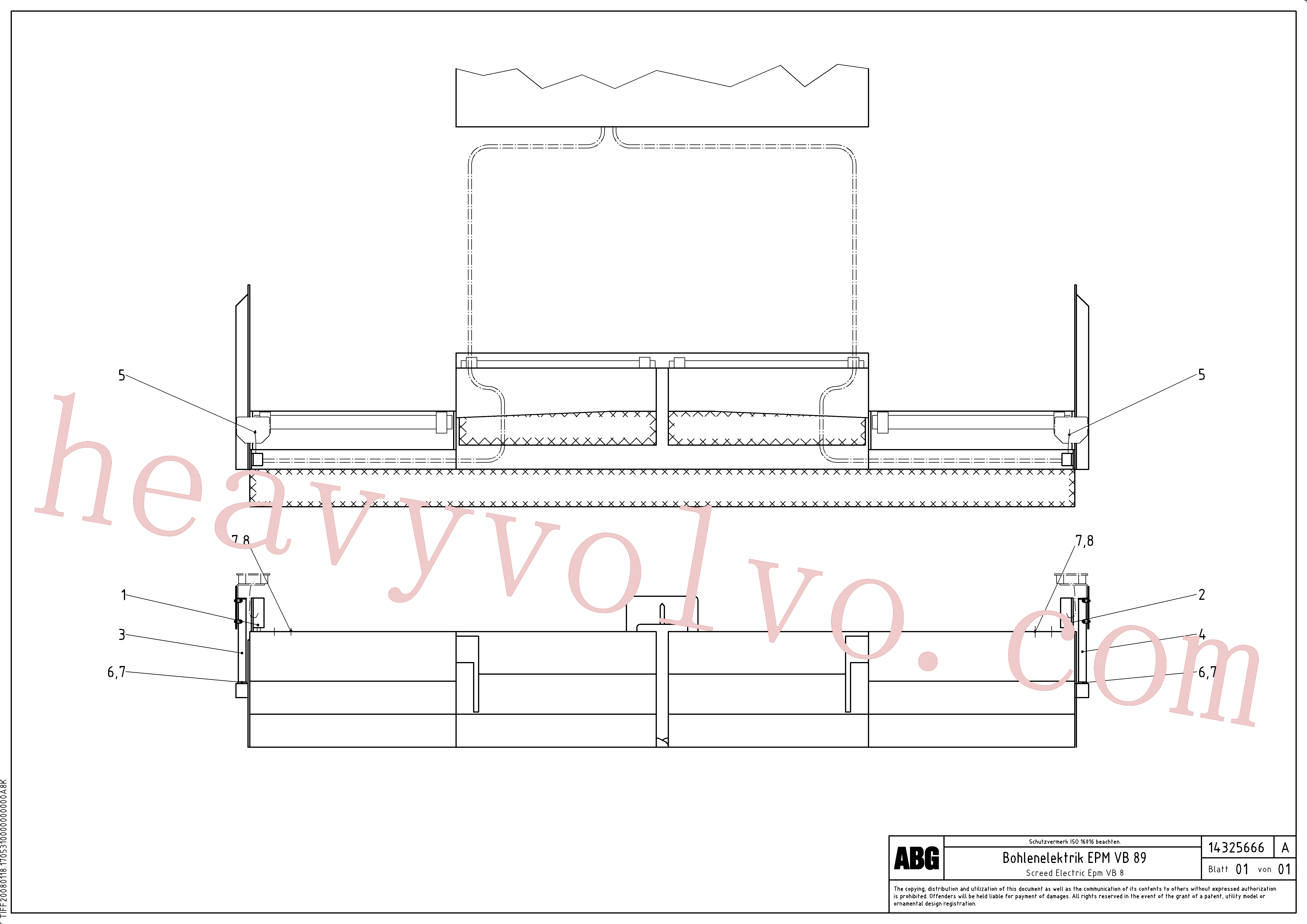 China Made RM96718838 Hexagon screw parts for Volvo Excavator