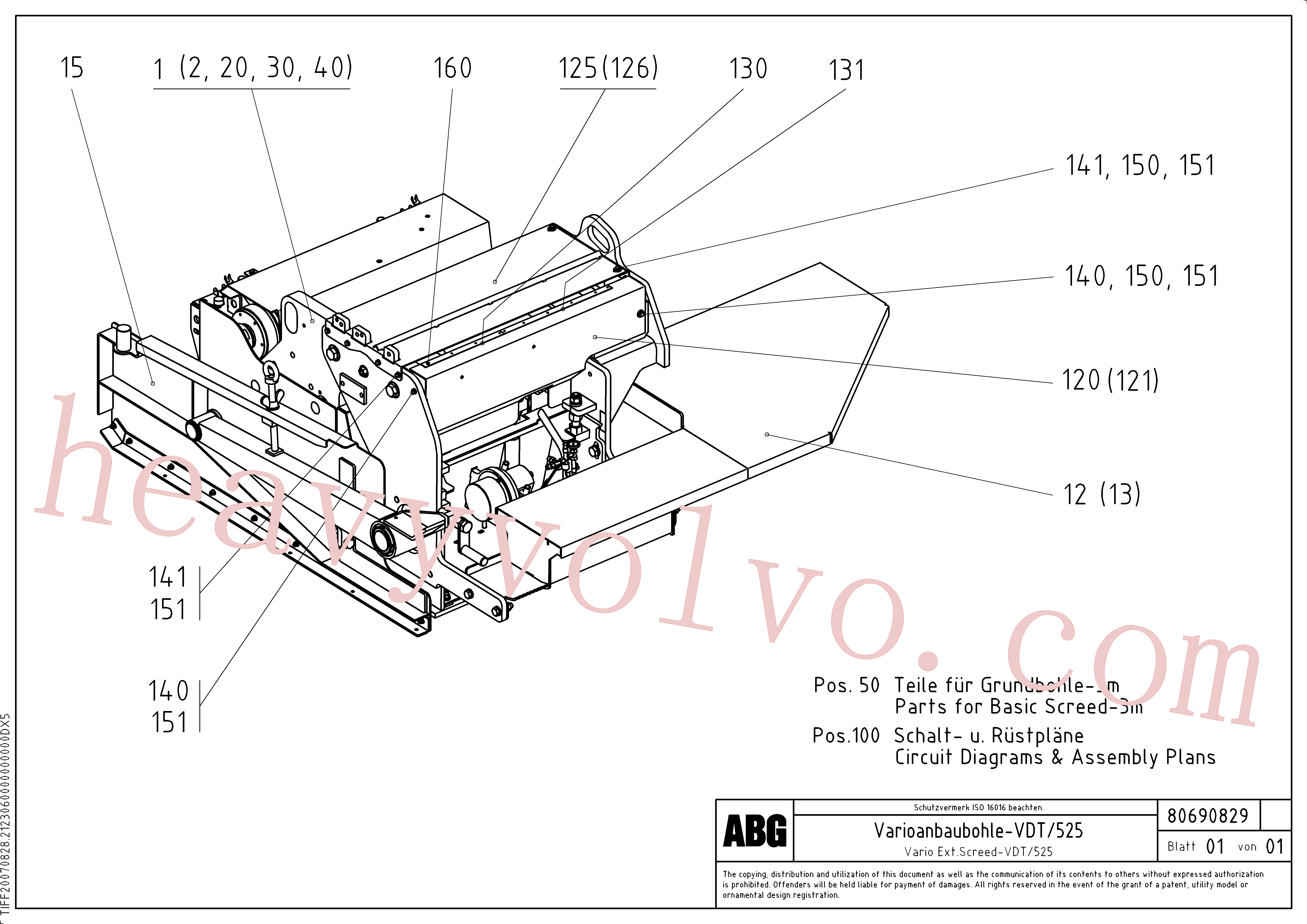 Volvo Assembly RM80713761 Cover for sale