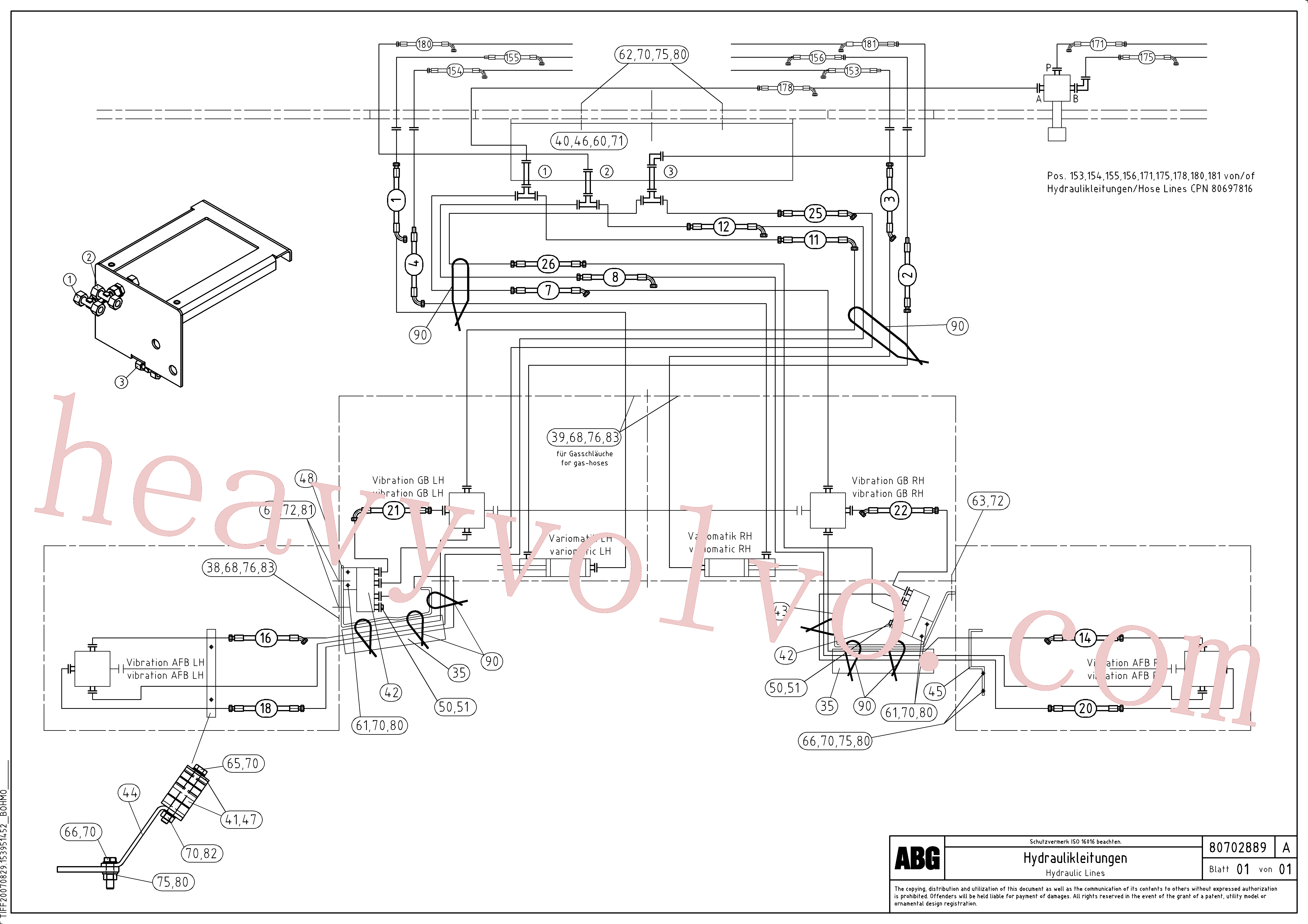 RM96713185 Hexagon screw for Volvo Excavator spare