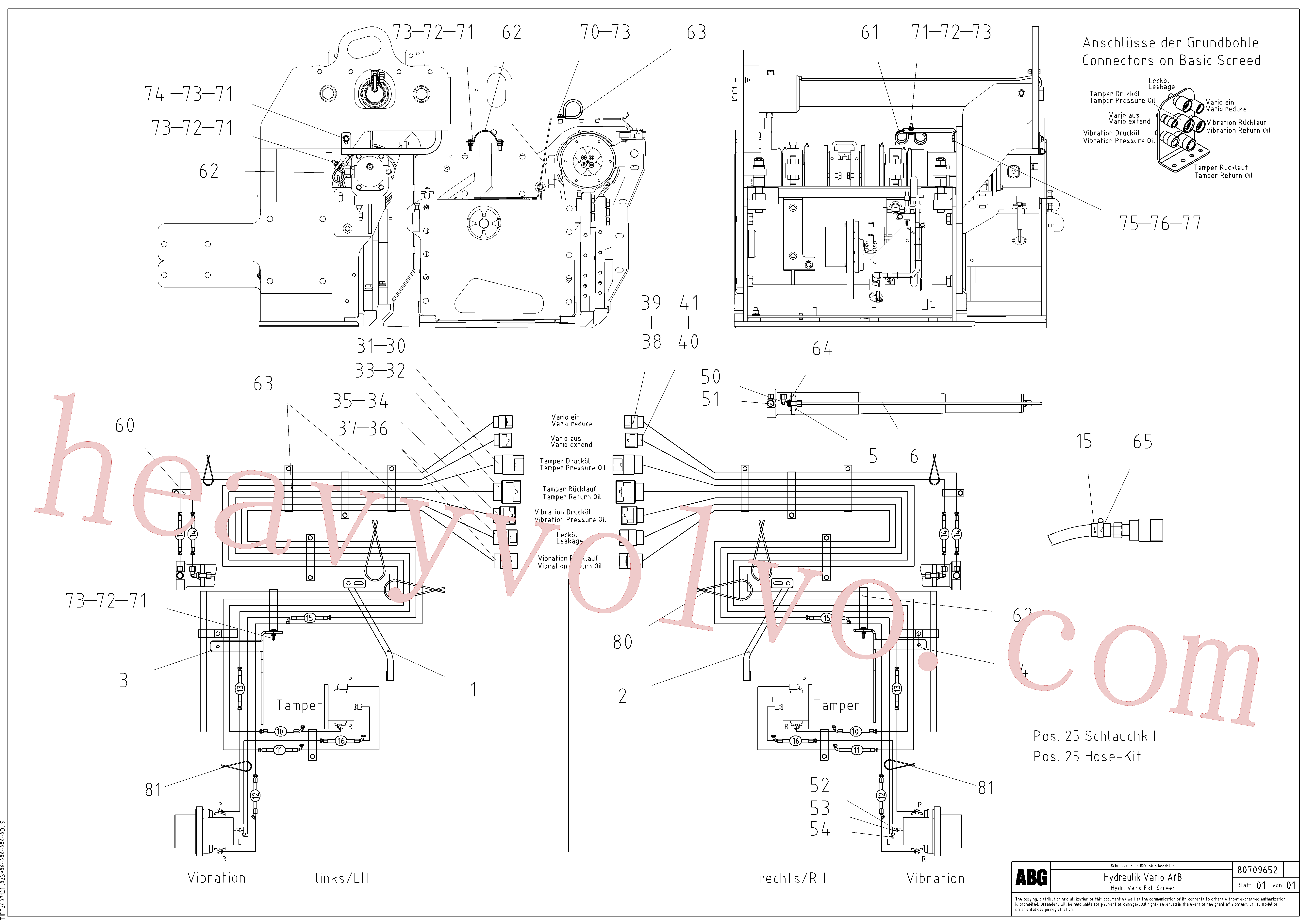 RM14149256 Hose clamp for Volvo Excavator spare