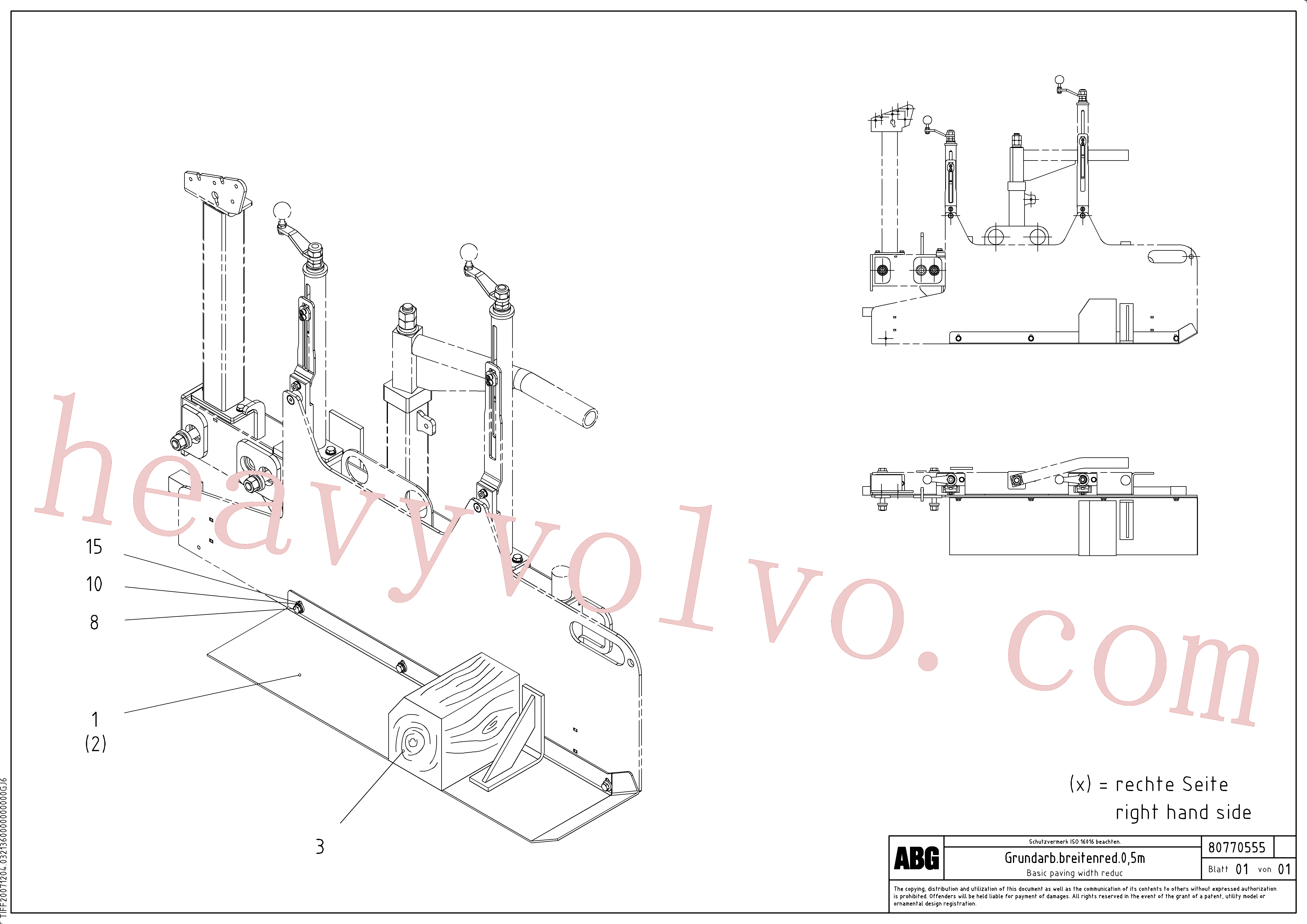 Wholesale RM80770563 Block for Volvo Excavator