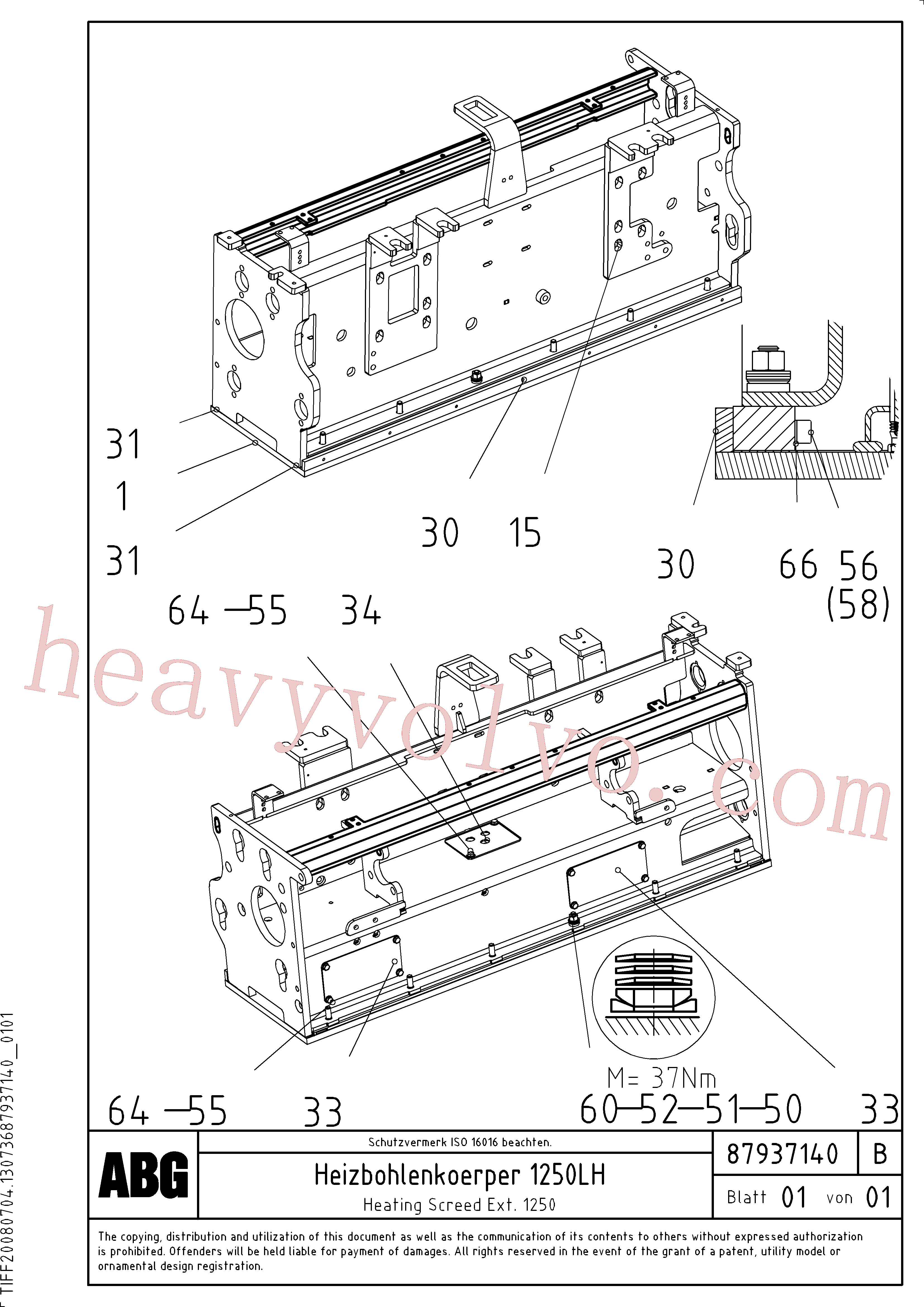Wholesale RM80853997 Hex. socket screw for Volvo Excavator