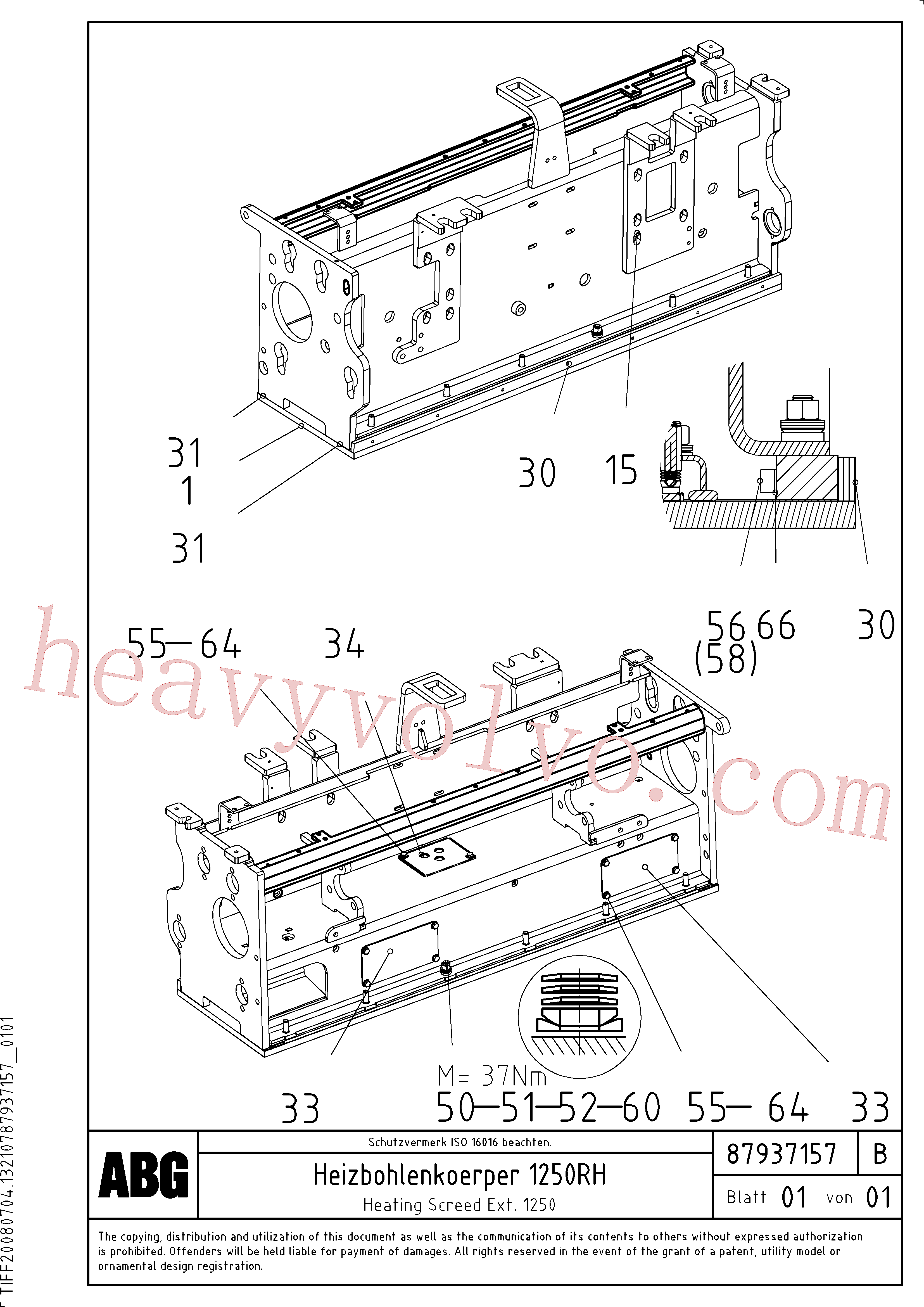 China Made RM14330831 Strip parts for Volvo Excavator