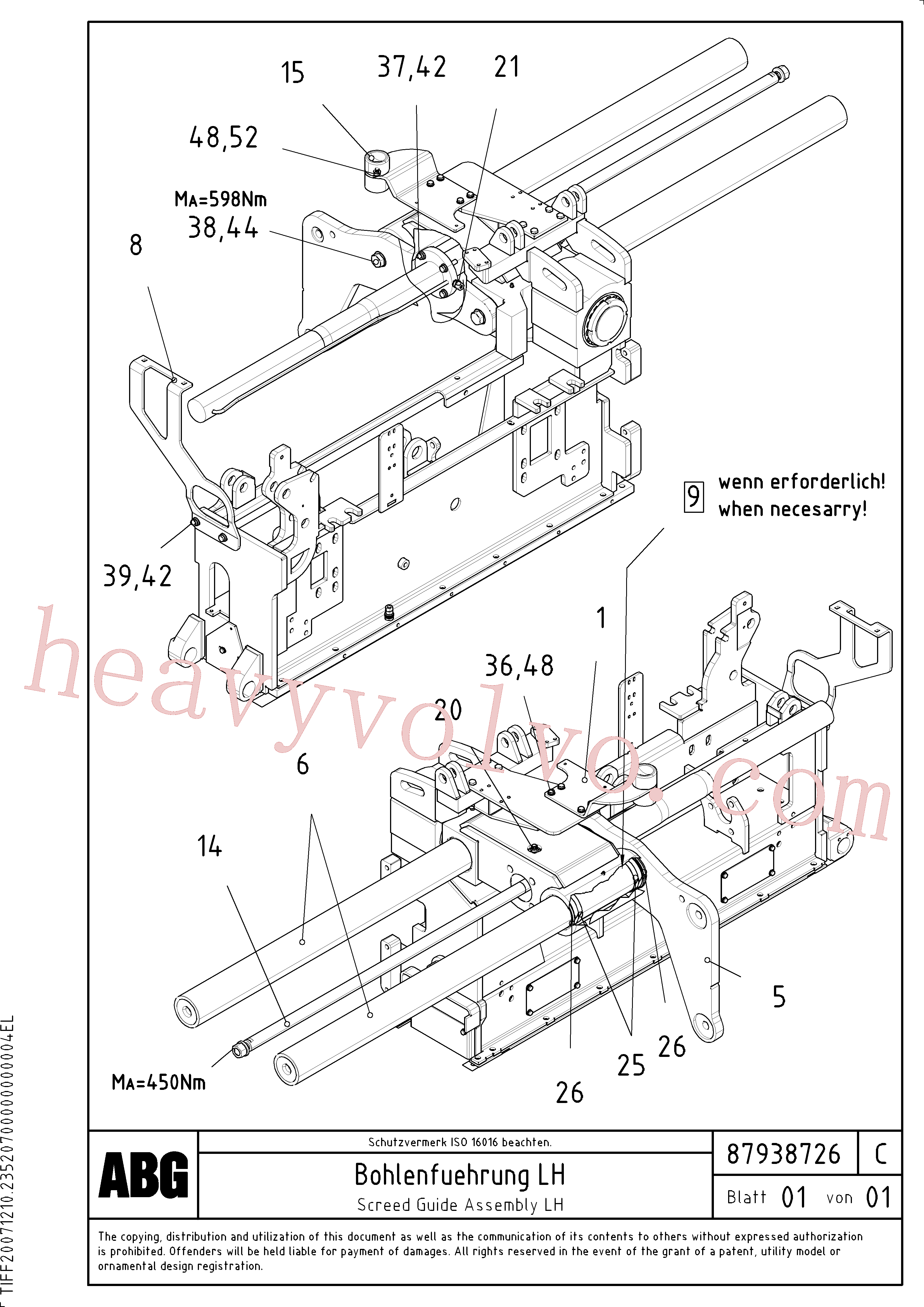 China Made RM96718838 Hexagon screw parts for Volvo Excavator
