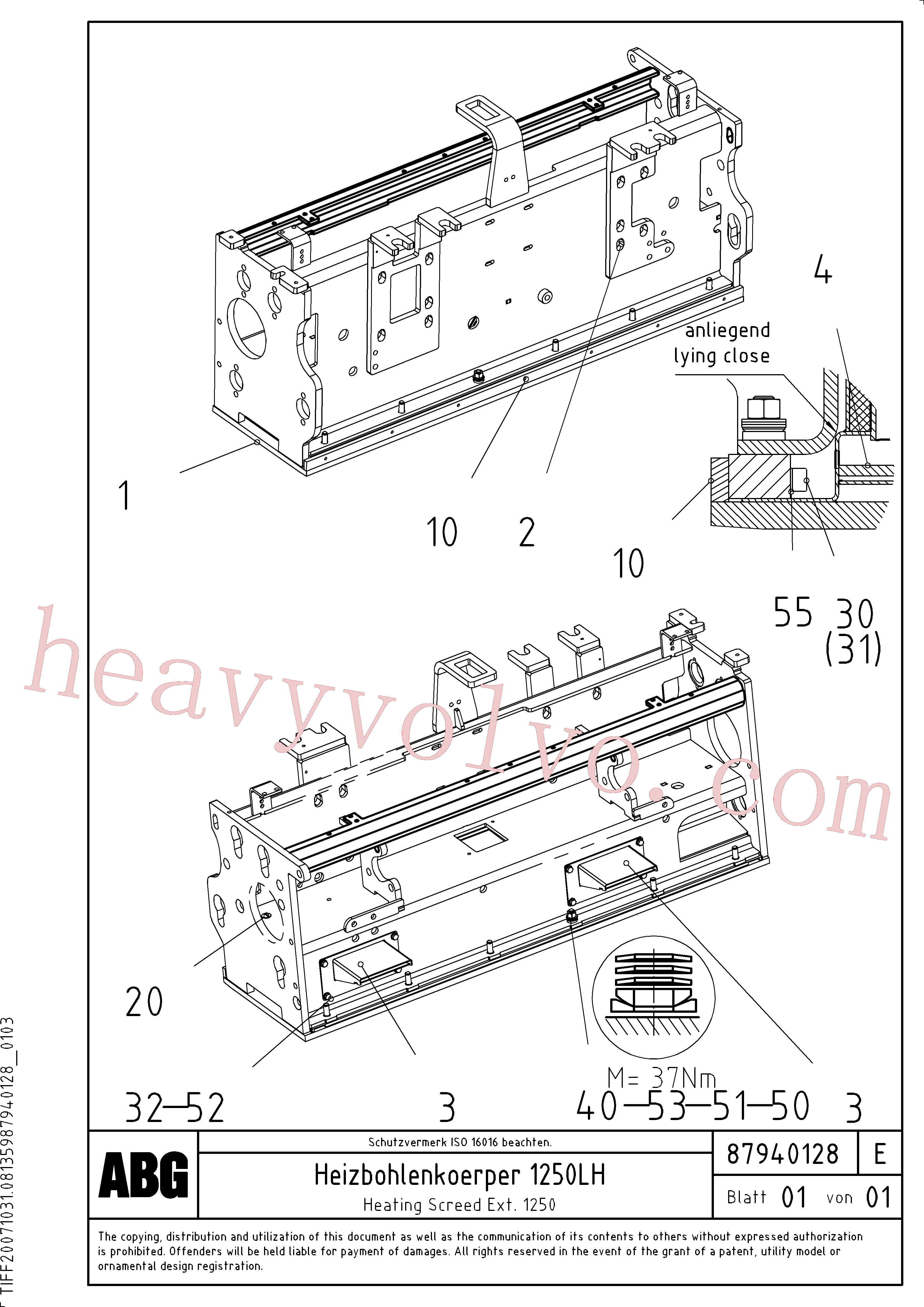 Wholesale RM80853997 Hex. socket screw for Volvo Excavator