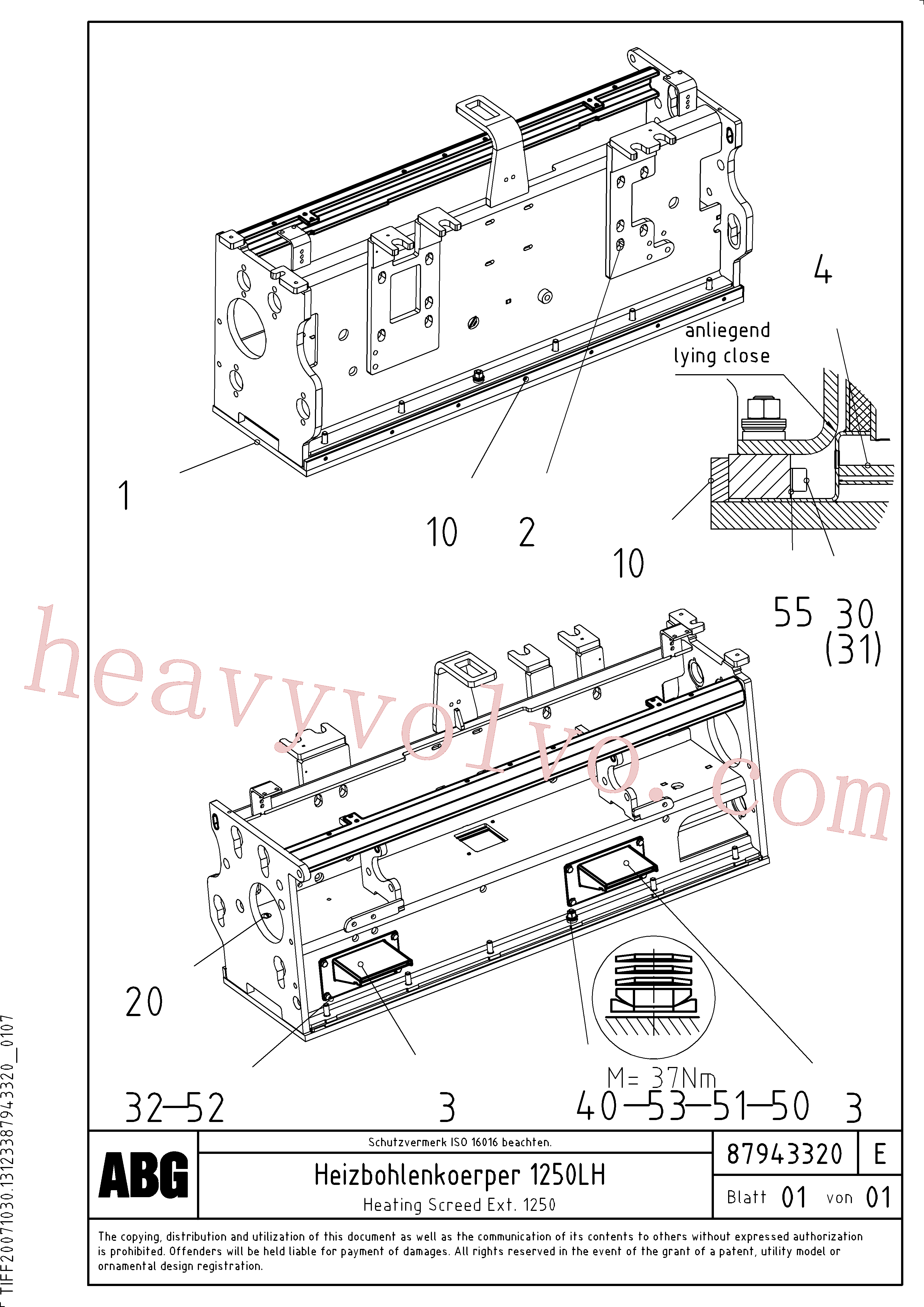 China Made RM14330831 Strip parts for Volvo Excavator