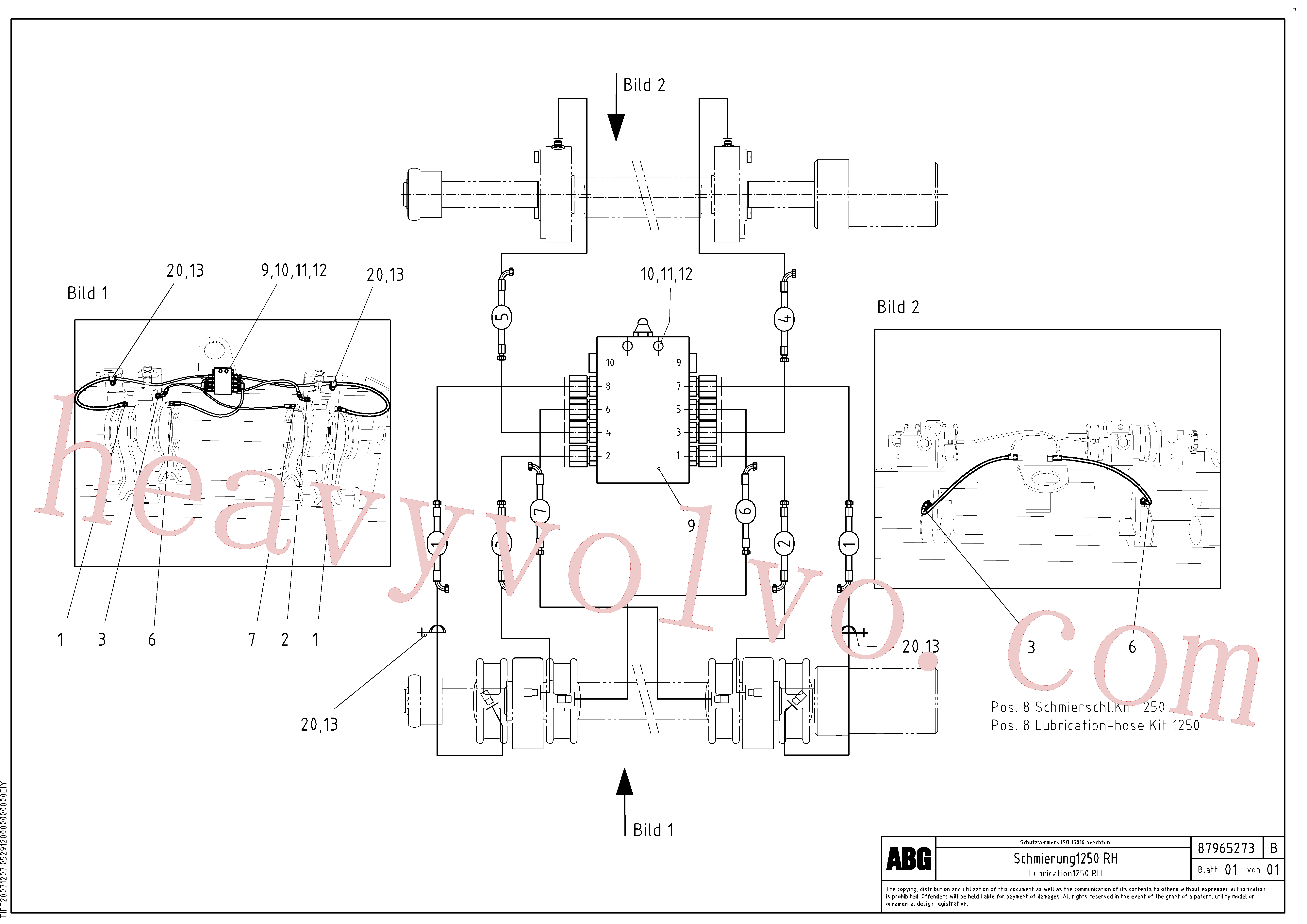 Wholesale RM54701313 Hose for Volvo Excavator