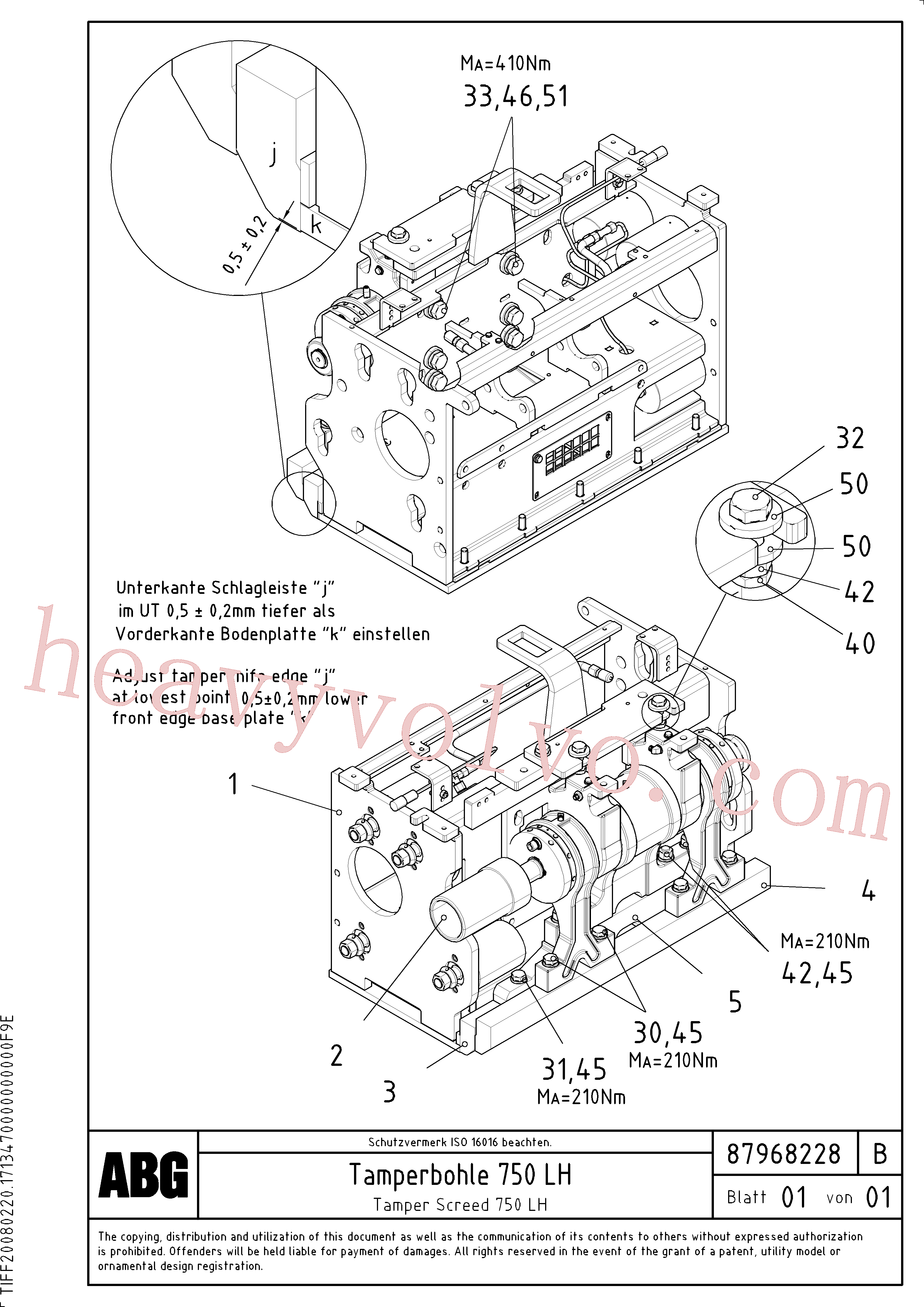 RM96720669 Hexagon screw for Volvo Excavator Parts