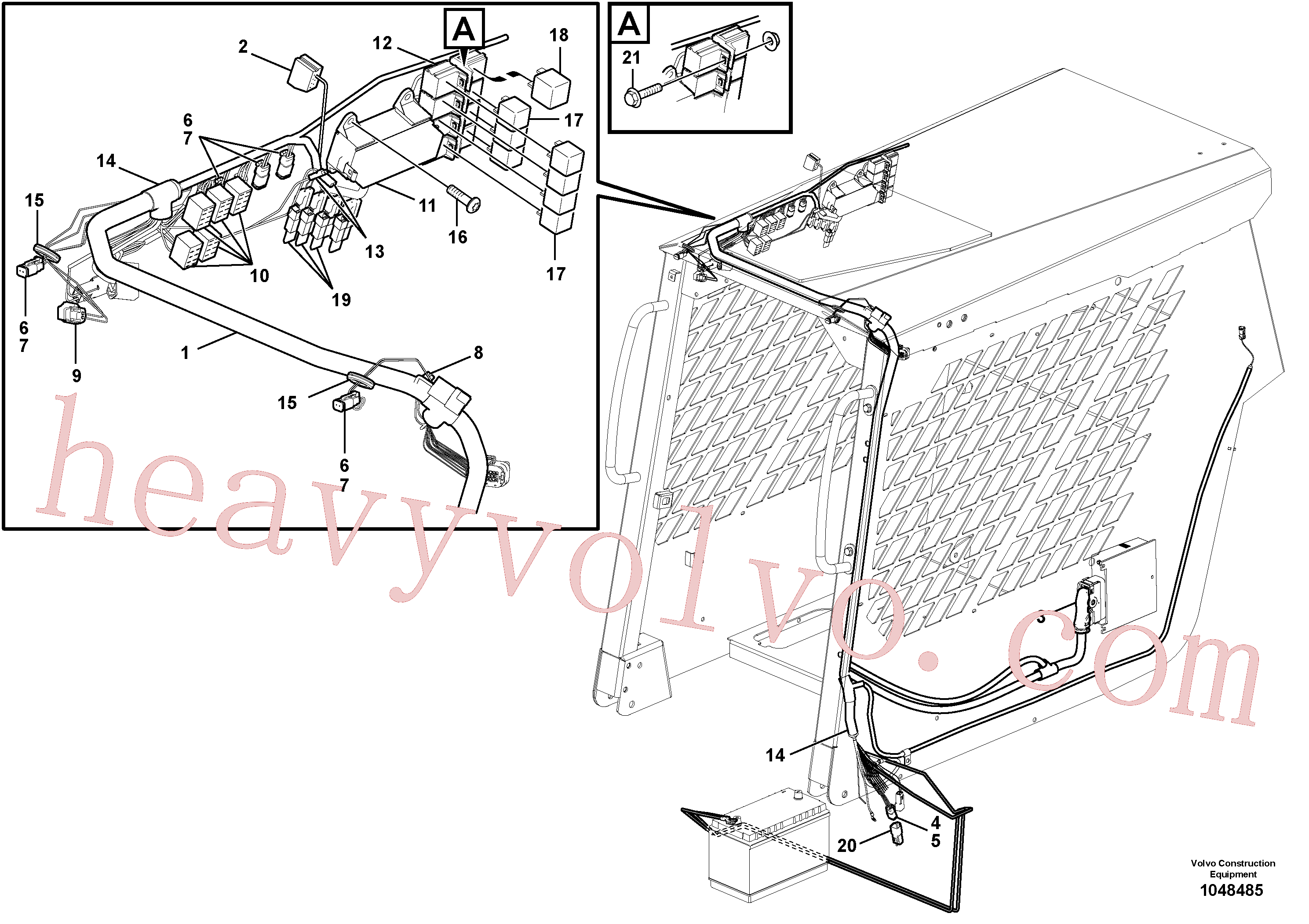VOE996061 Flange screw for Volvo Excavator spare