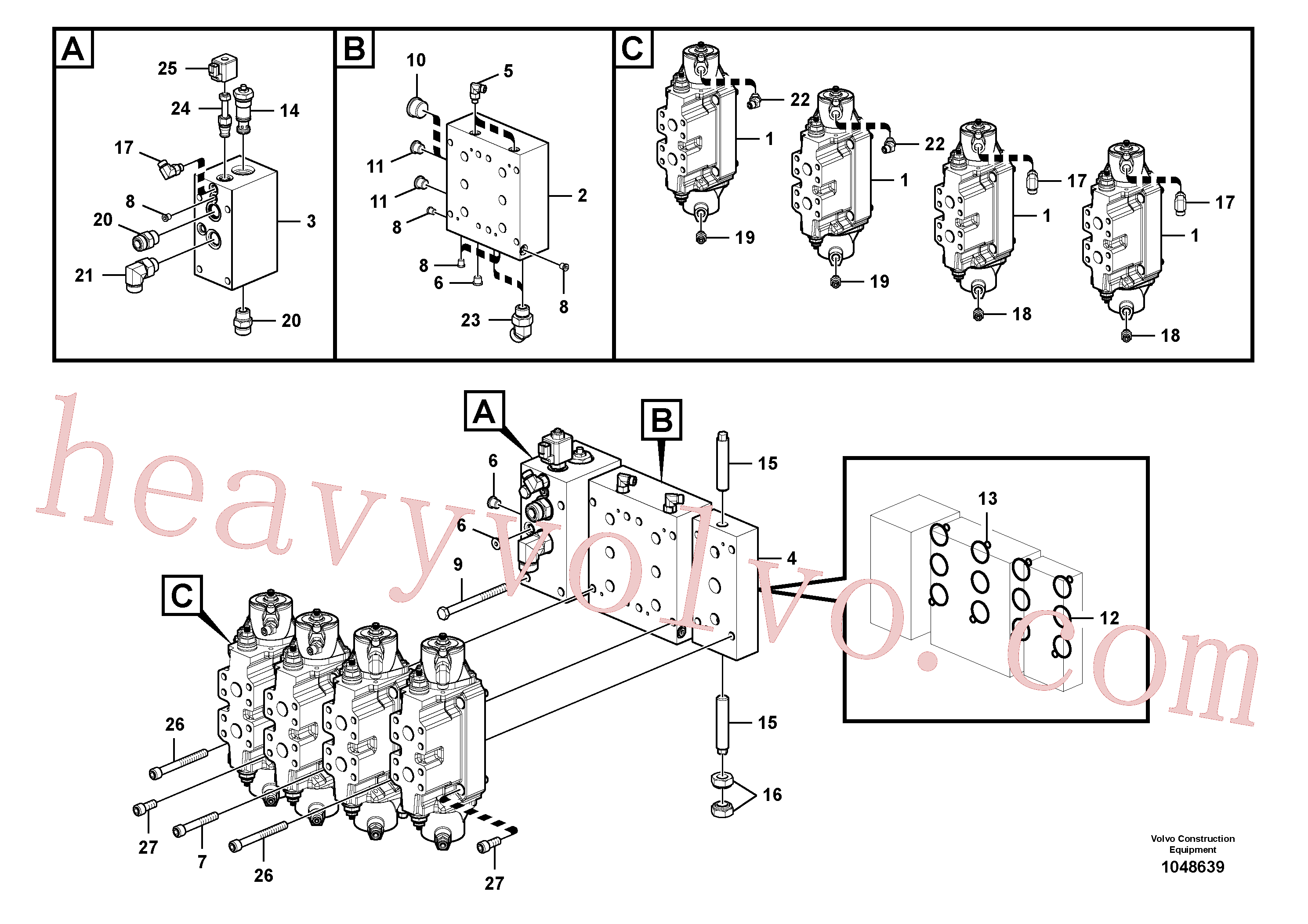 Wholesale VOE984357 Hex. socket screw for Volvo Excavator