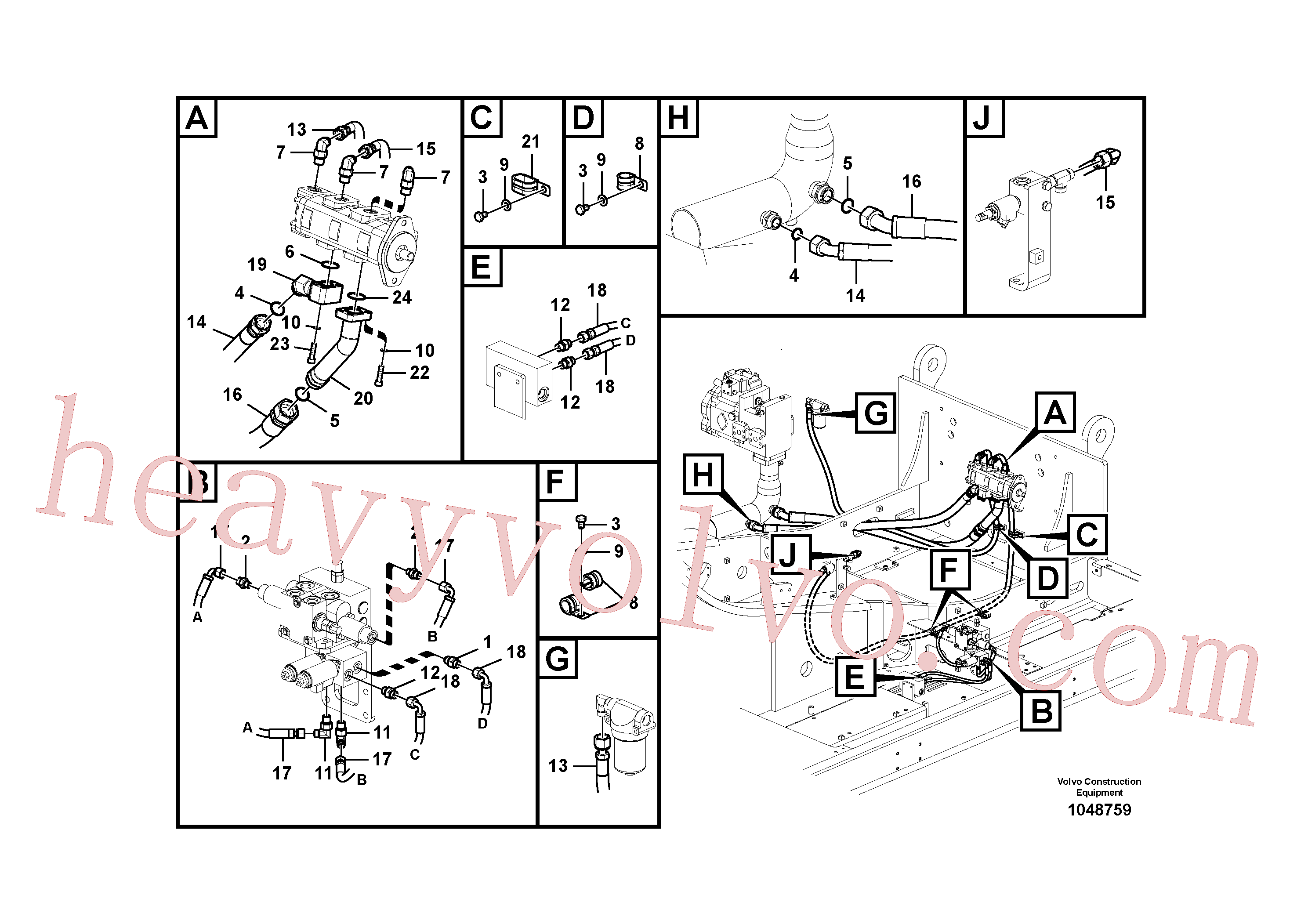 China Made VOE937752 Rockmaster/1SC parts for Volvo Excavator